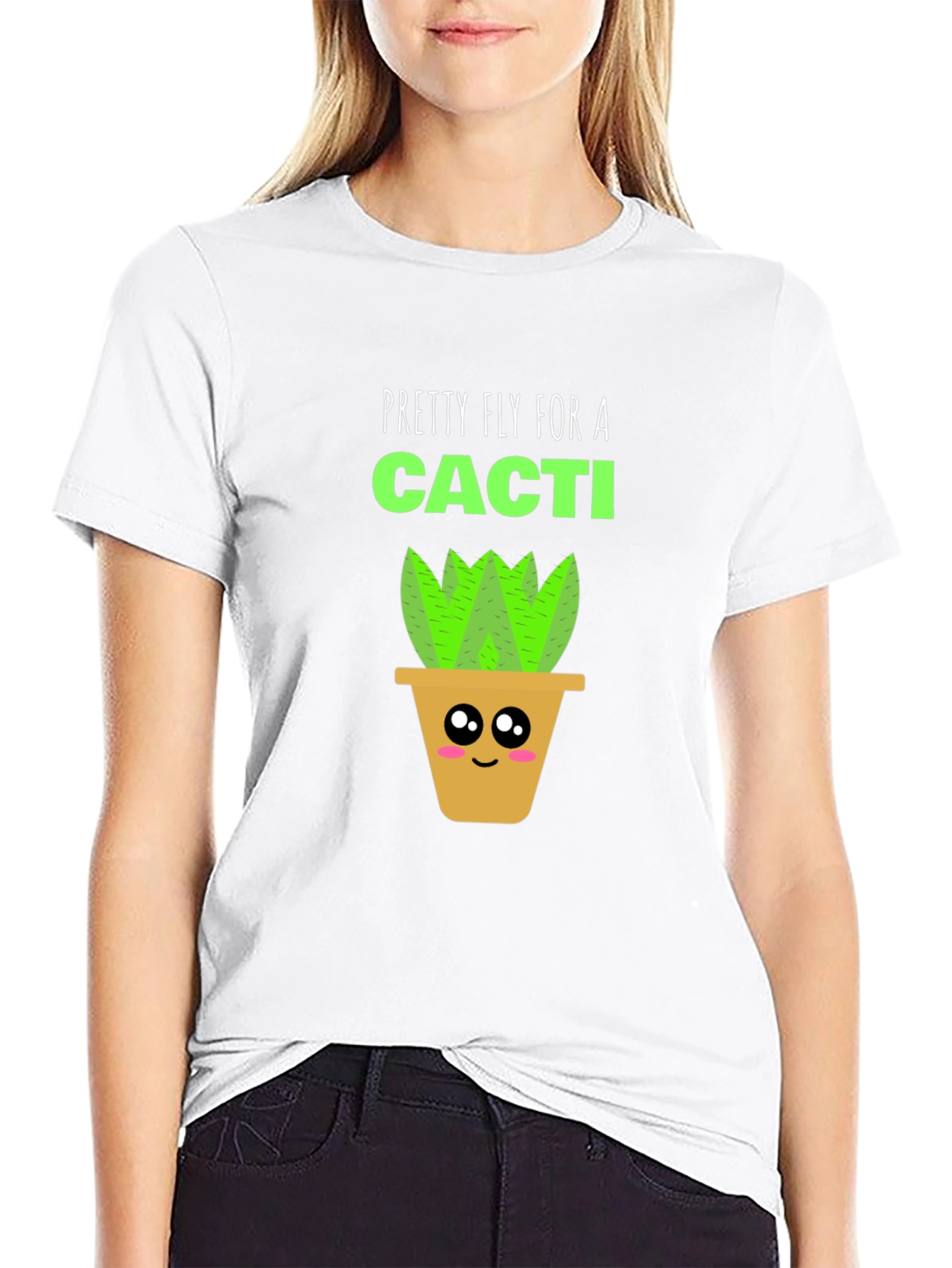 Black Pretty Fly for a Cacti Graphic T-Shirt view 9