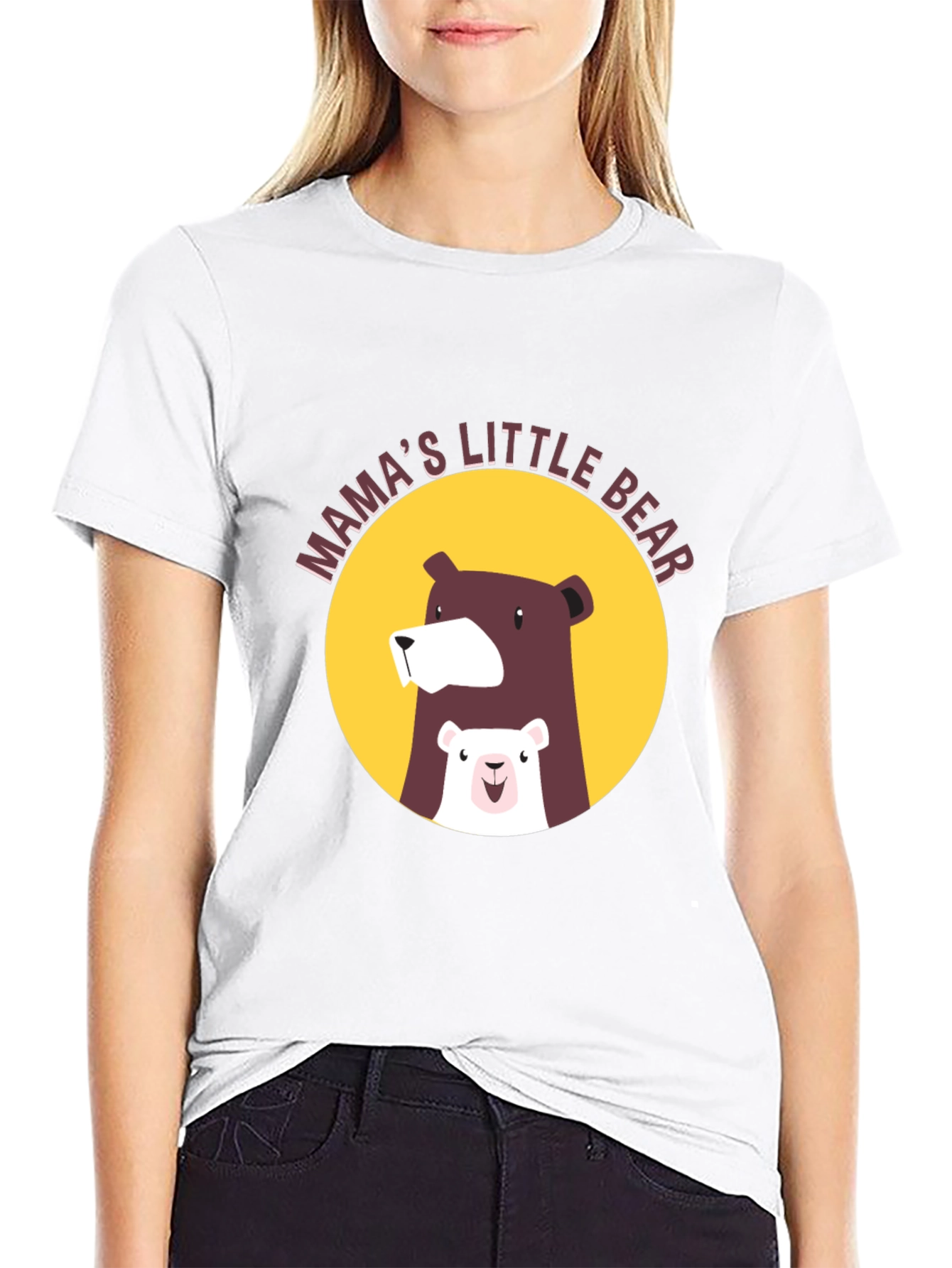 Black Mama's Little Bear Graphic Tee view 9