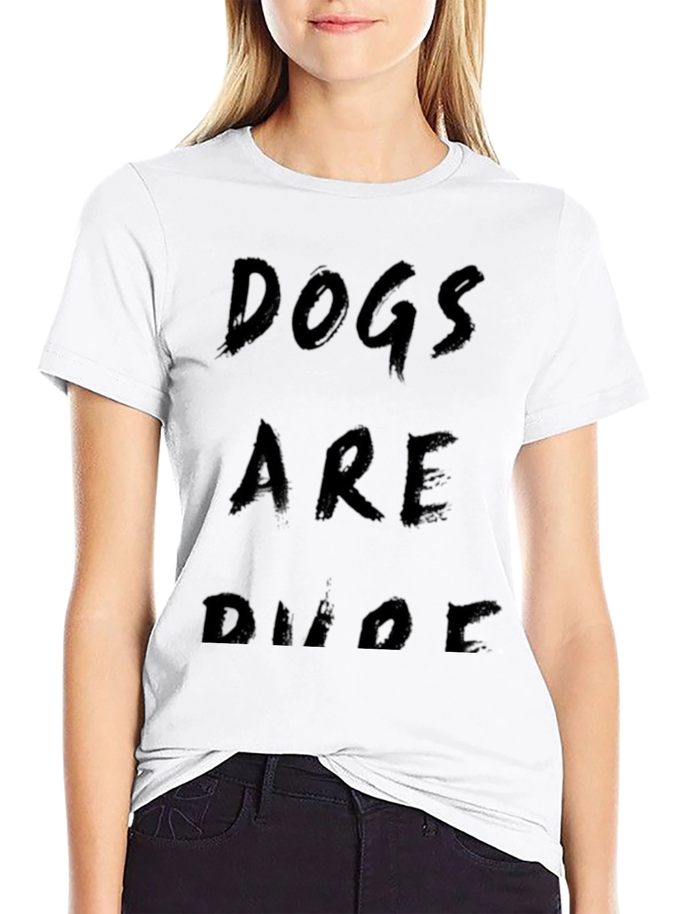 Black Dogs Are Dudes Funny Graphic Tee view 9