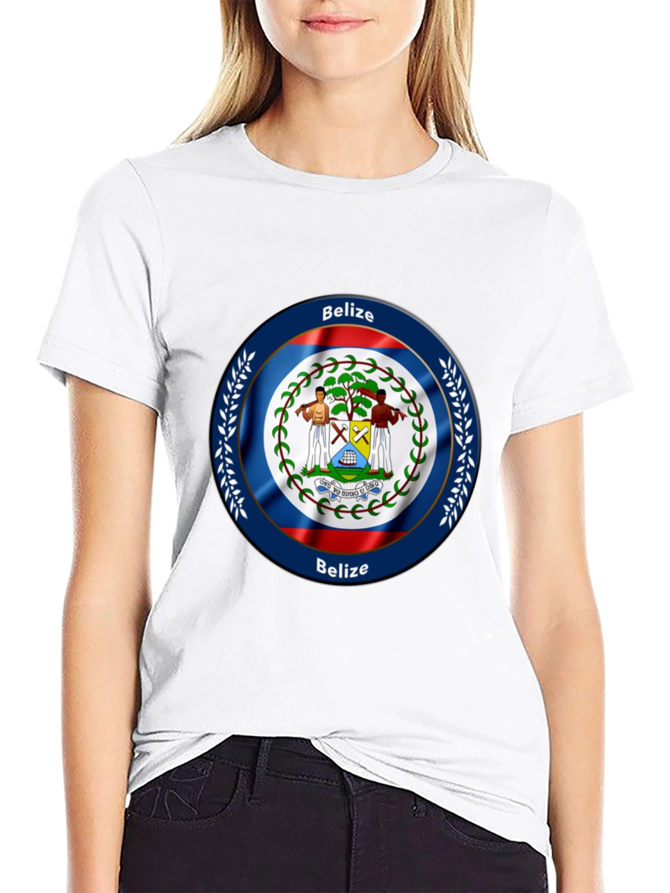 Belize Flag T-Shirt - Graphic Print - 9