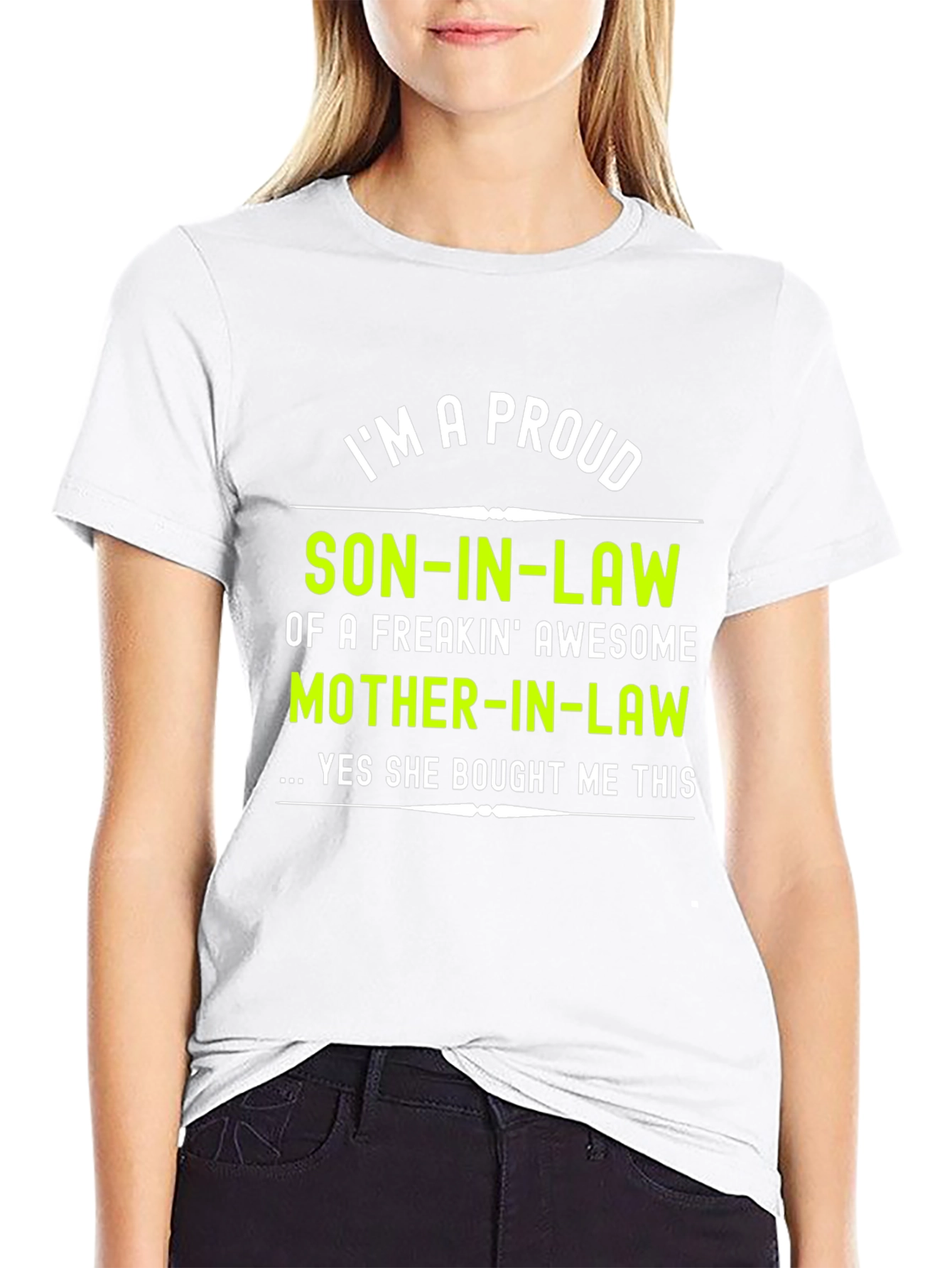 Black Proud Son-In-Law Graphic T-Shirt view 9