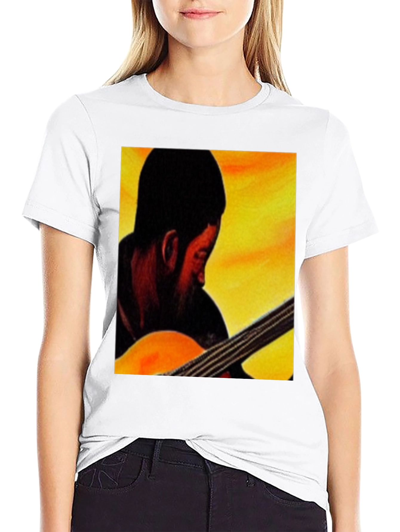 Black Musician Graphic Tee - Black view 9