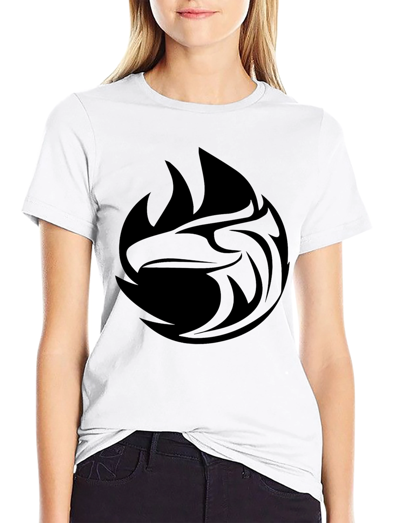 Black Black Eagle Graphic Tee - Stylish Men's T-Shirt view 9