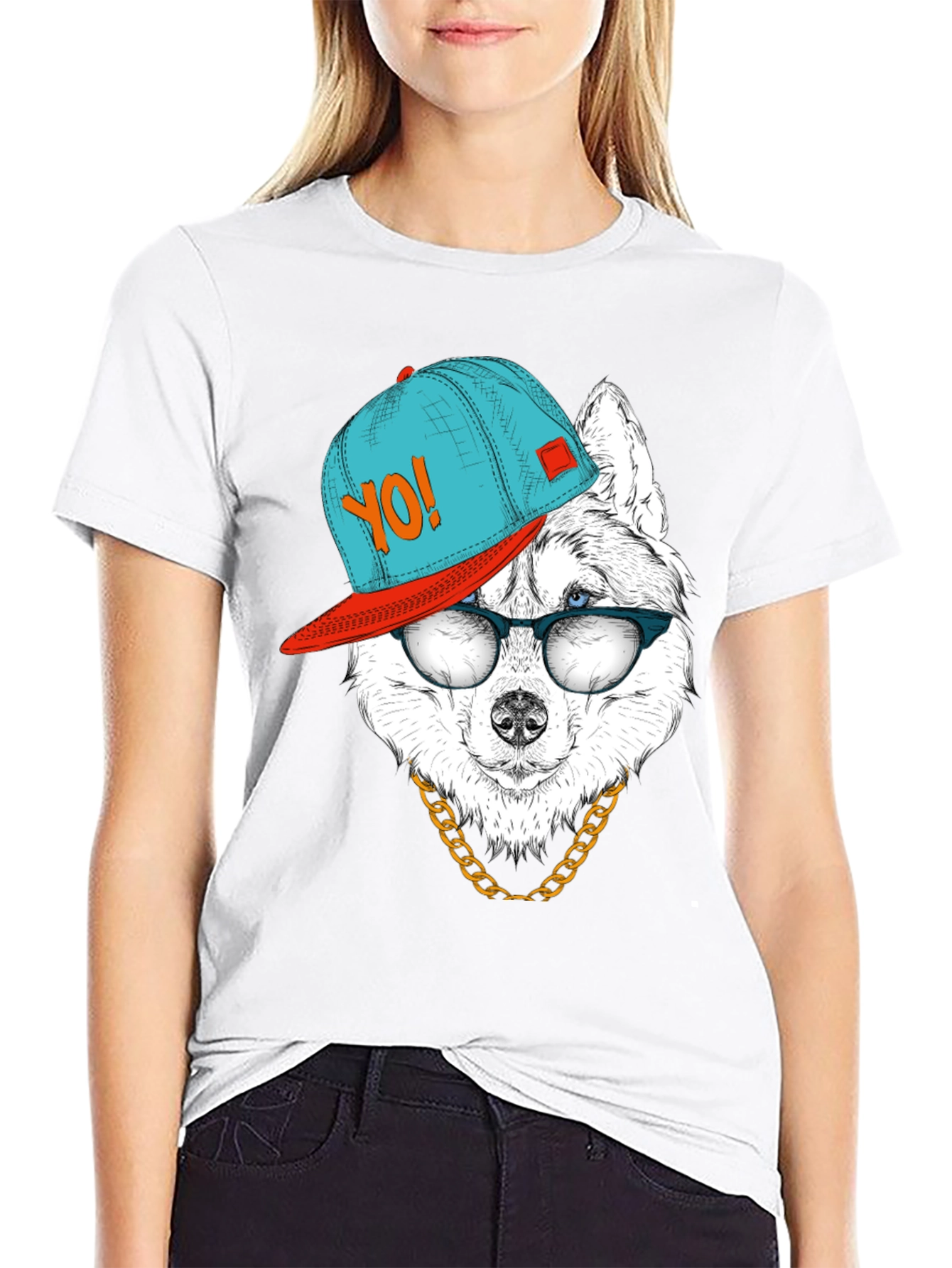 Cool Dog Graphic Tee - Hip Hop Style - 9