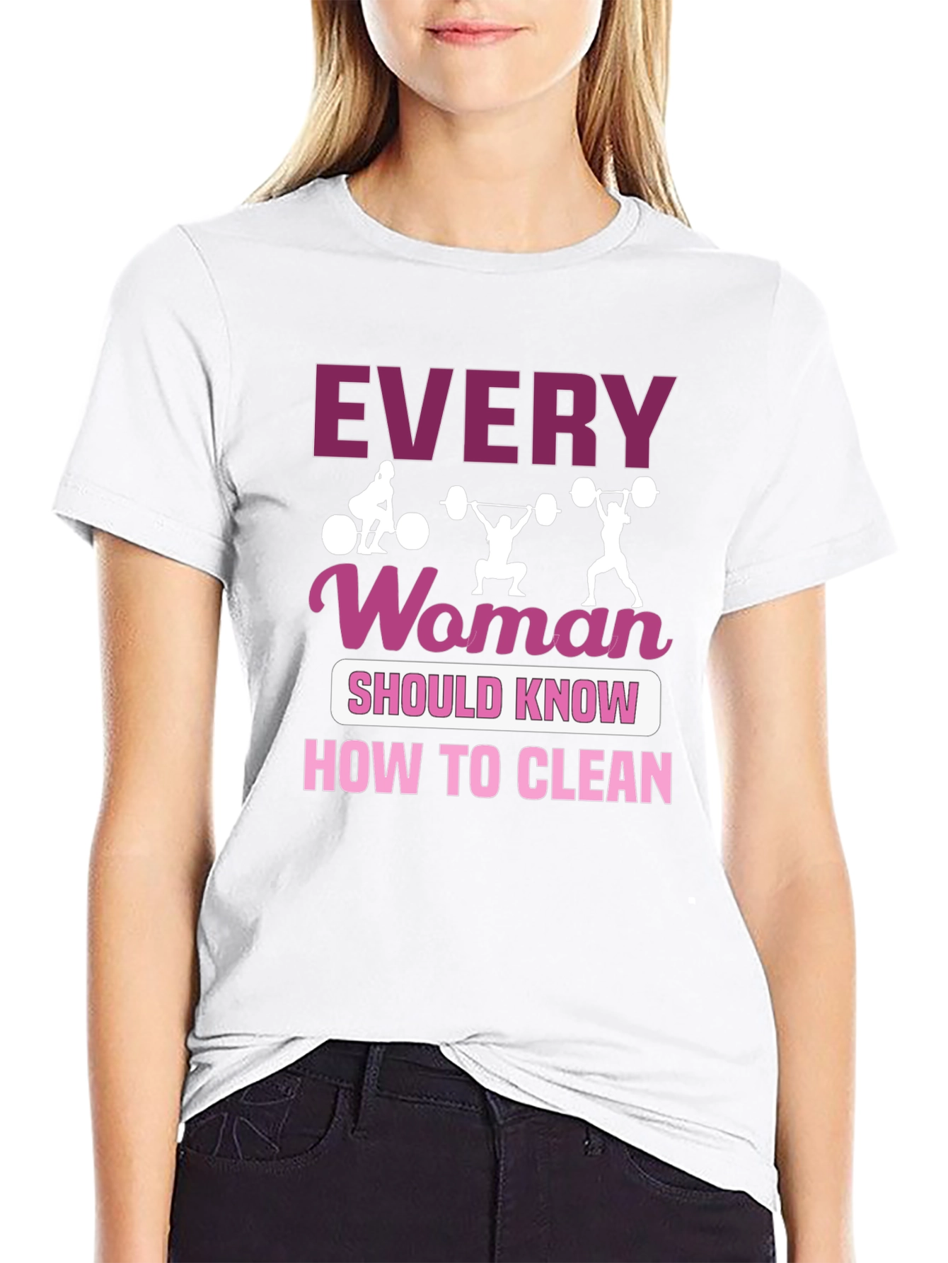 Black Every Woman Should Know How to Clean T-Shirt view 9