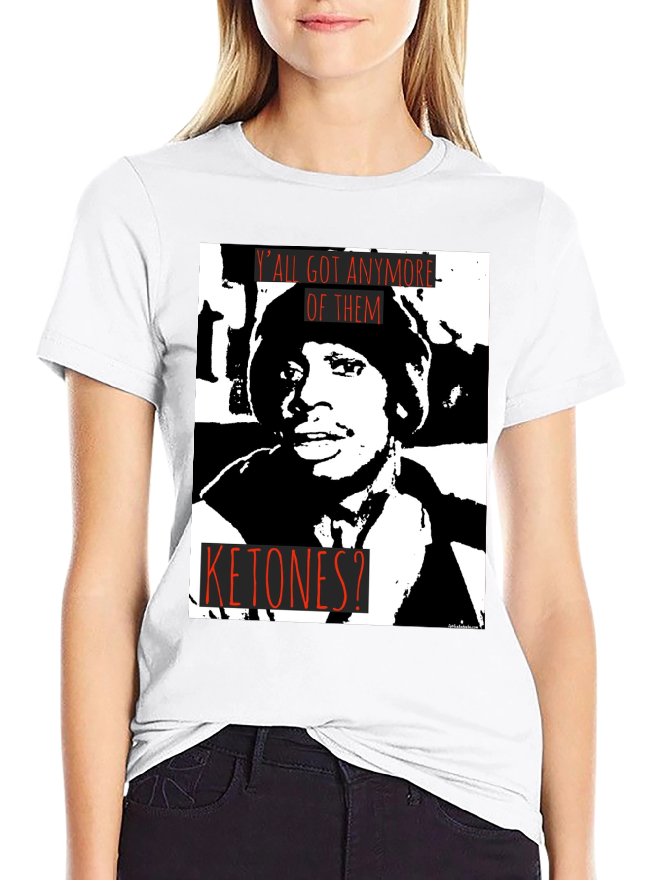 Black Y'all Got Any More of Them Ketones? Graphic T-Shirt view 9