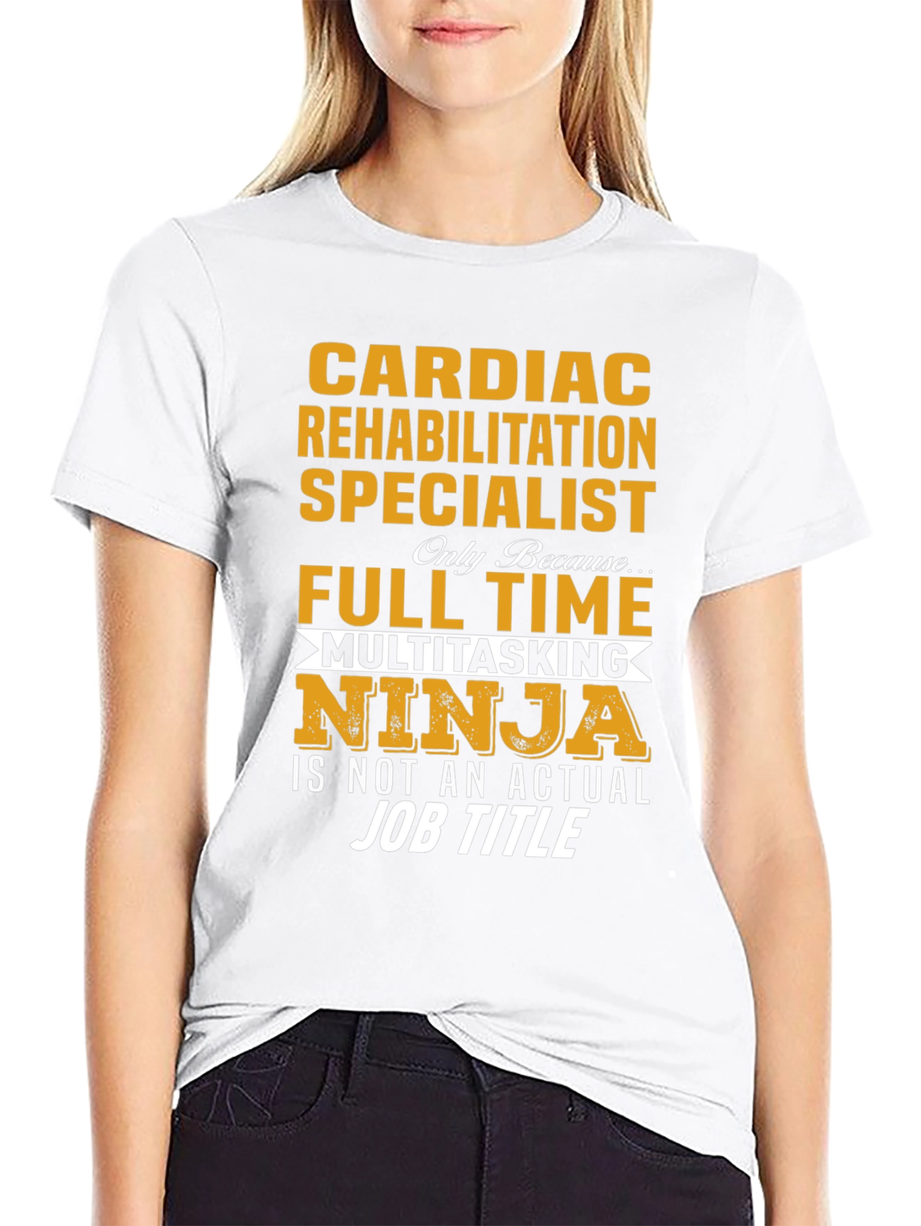 Black Cardiac Rehab Specialist T-Shirt Ninja Multitasking view 9