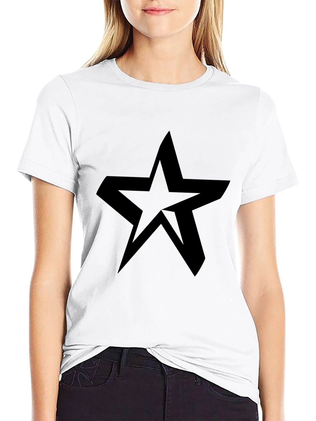 Black Black Star Graphic Tee - Bold & Stylish Menswear view 9