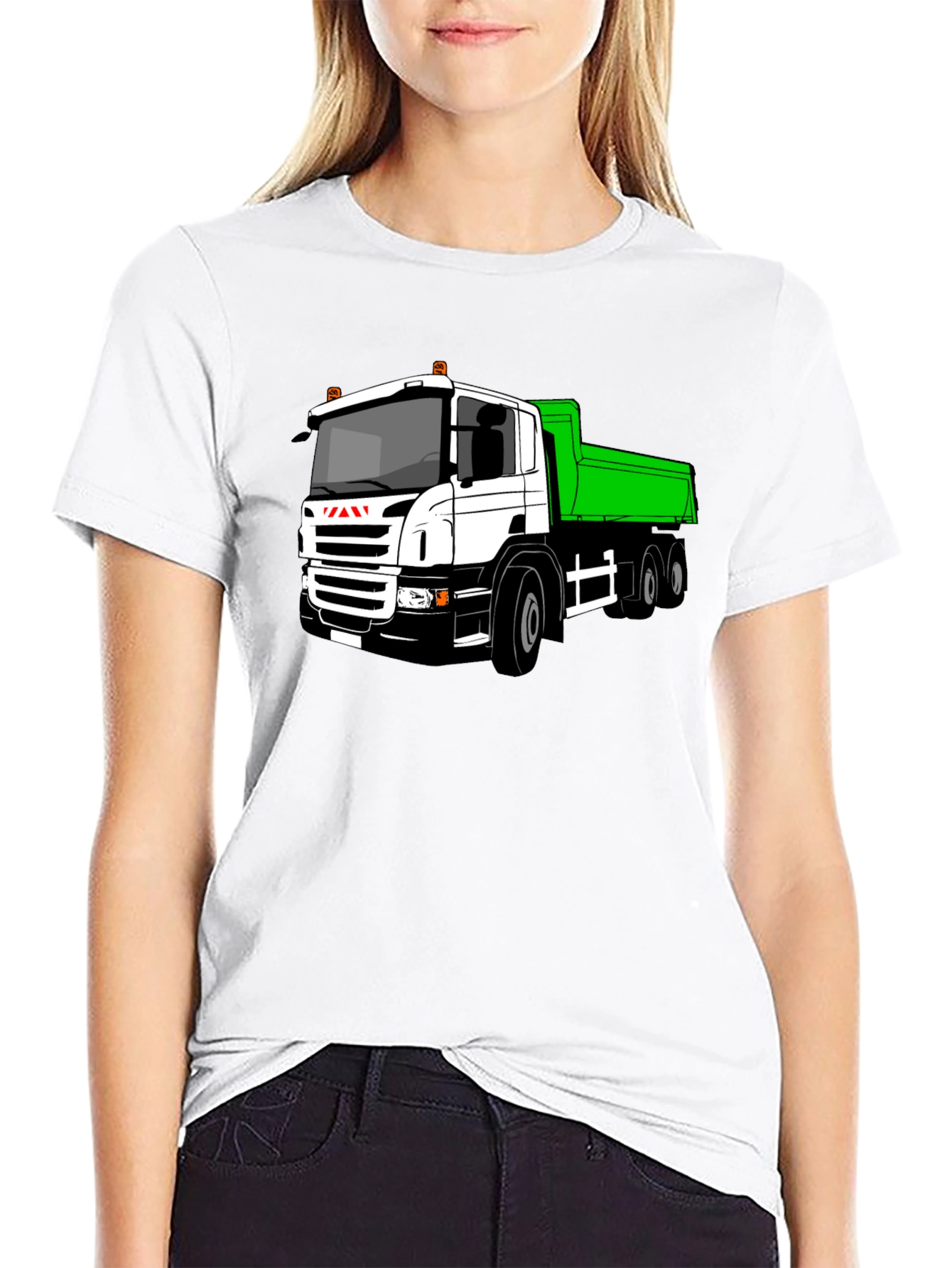 Black Black Truck Graphic Tee - Heavy Duty Style view 9
