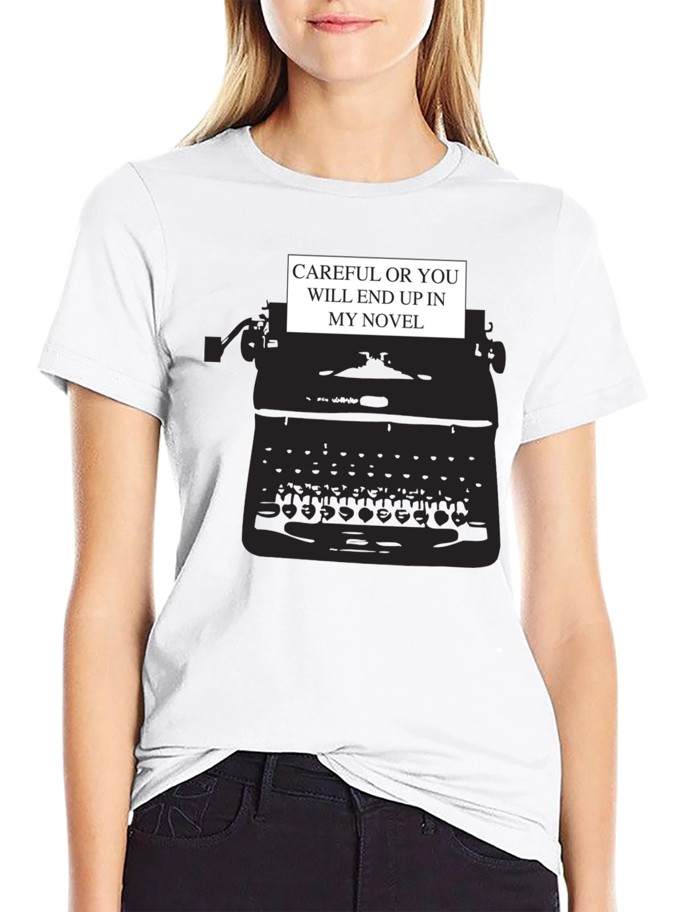 Black Writer's Threat T-Shirt view 9