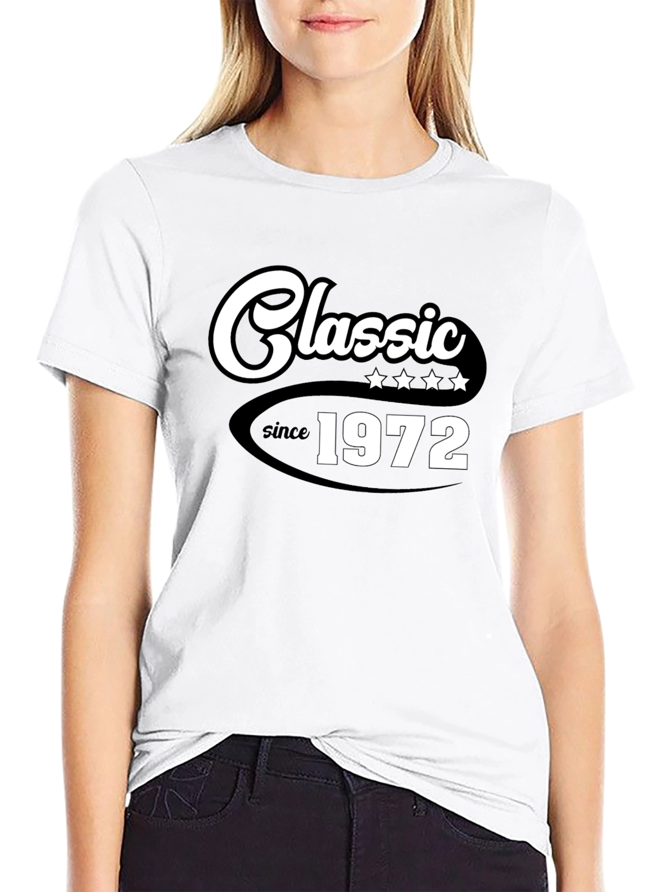 Black Classic Since 1972 Black T-Shirt view 9