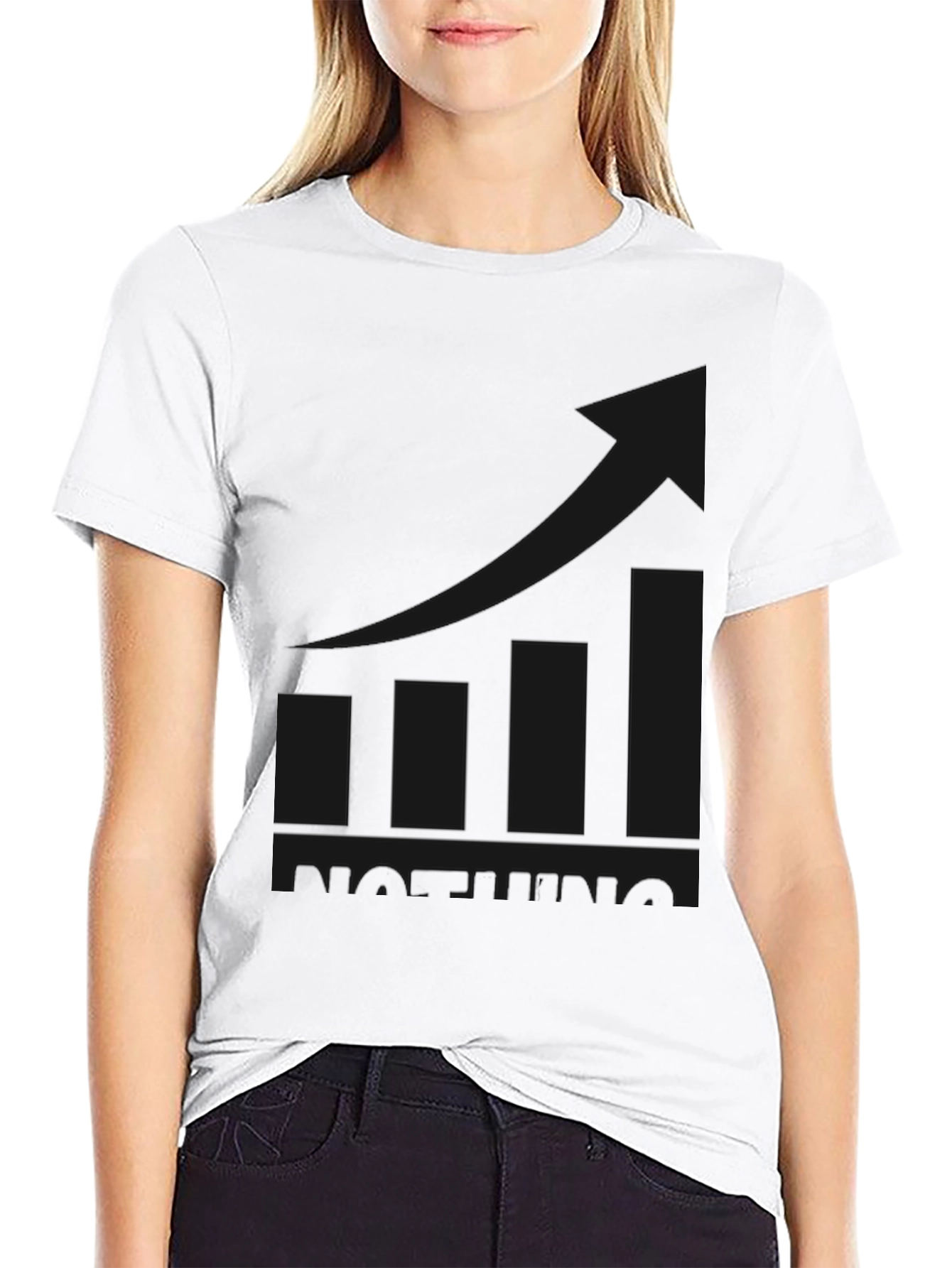 Black Men's Black 'STONKING' Graphic Tee - Trend Upward view 9
