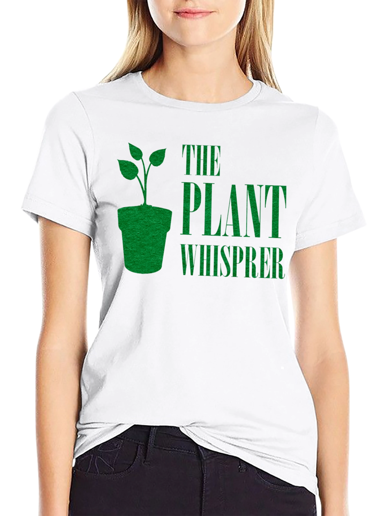 Black Plant Whisperer Graphic Tee - Gardening Enthusiast T-Shirt view 9
