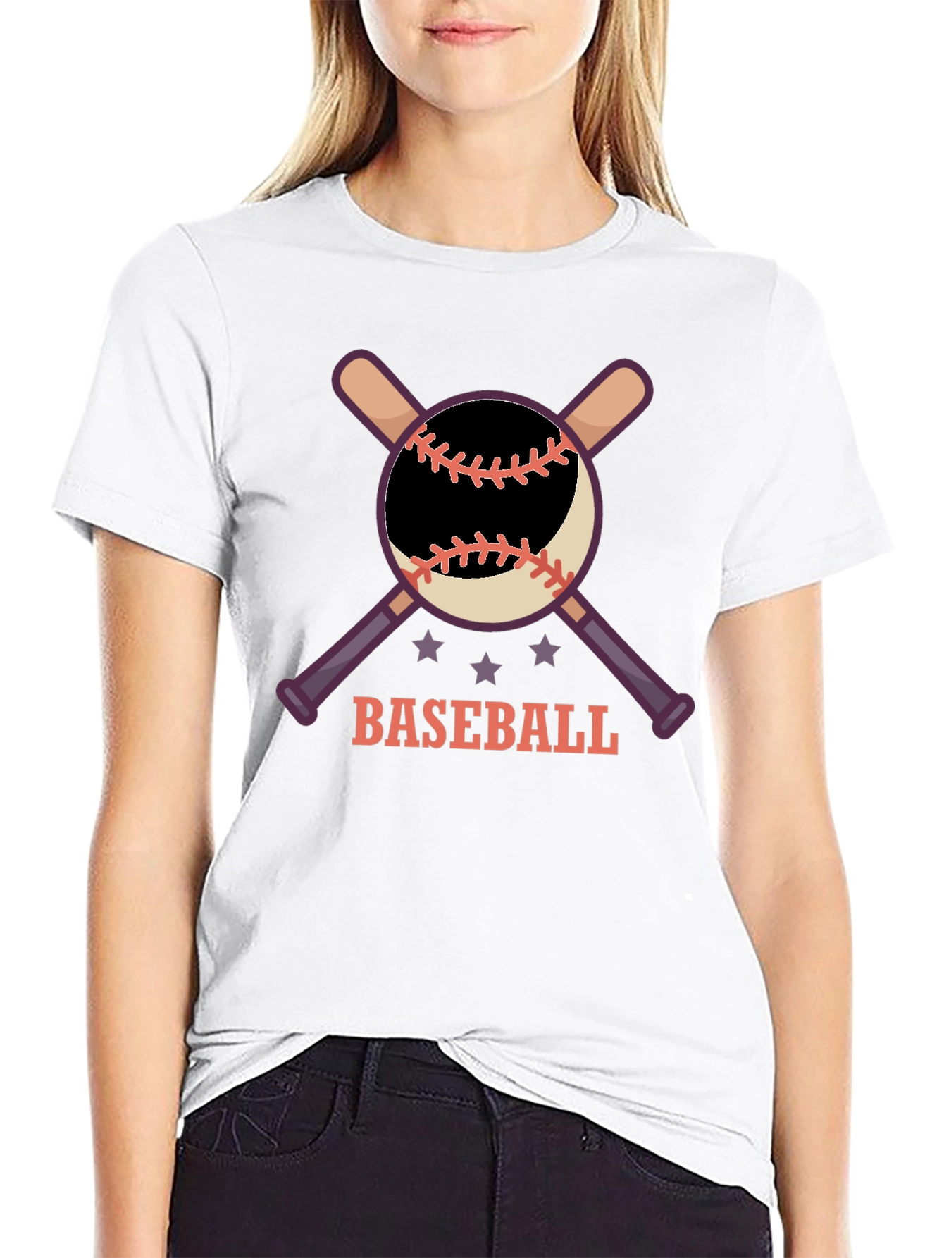 Black Baseball Graphic T-Shirt view 9