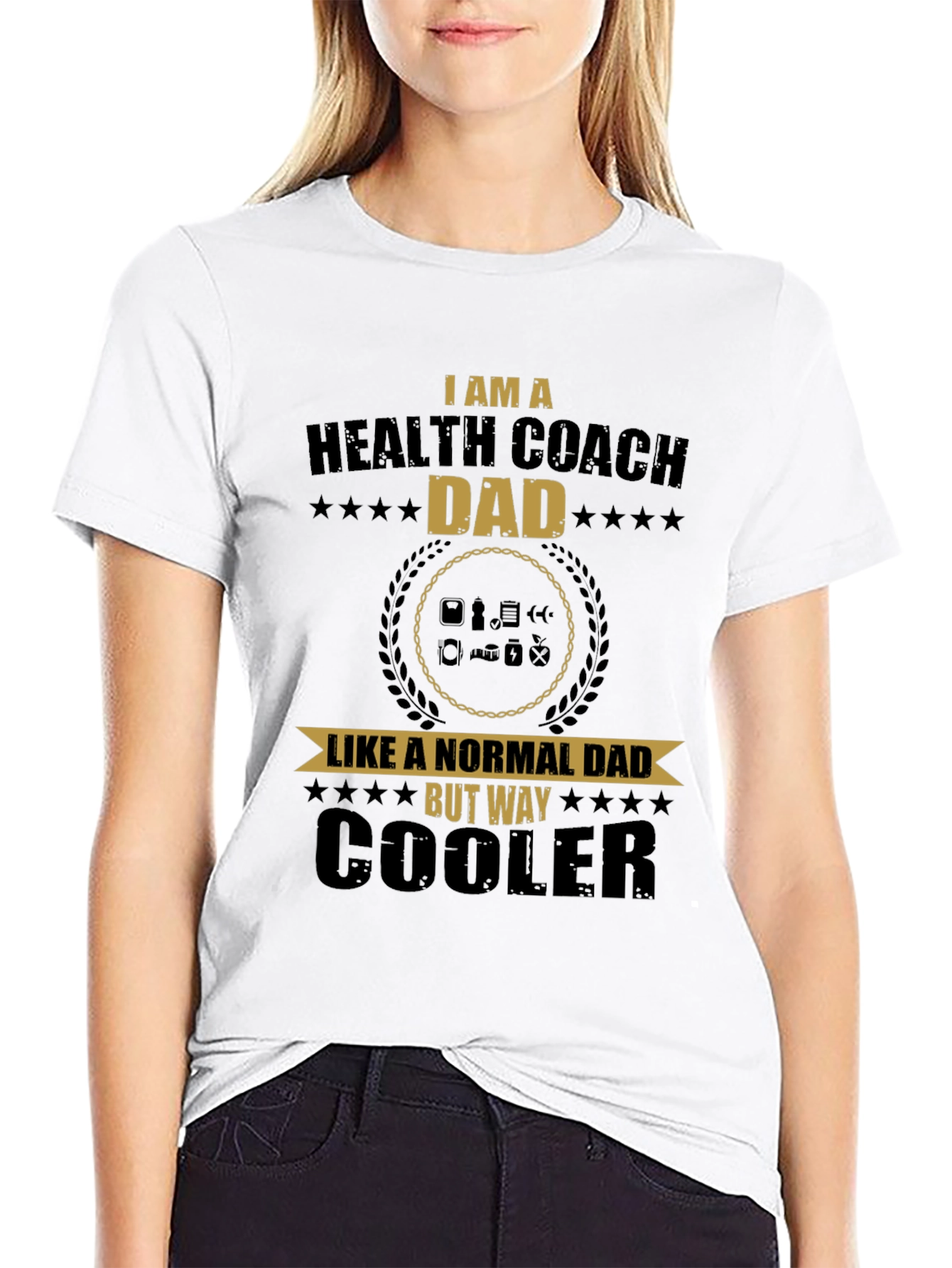 Health Coach Dad T-Shirt - Cool Father's Day Gift - 9