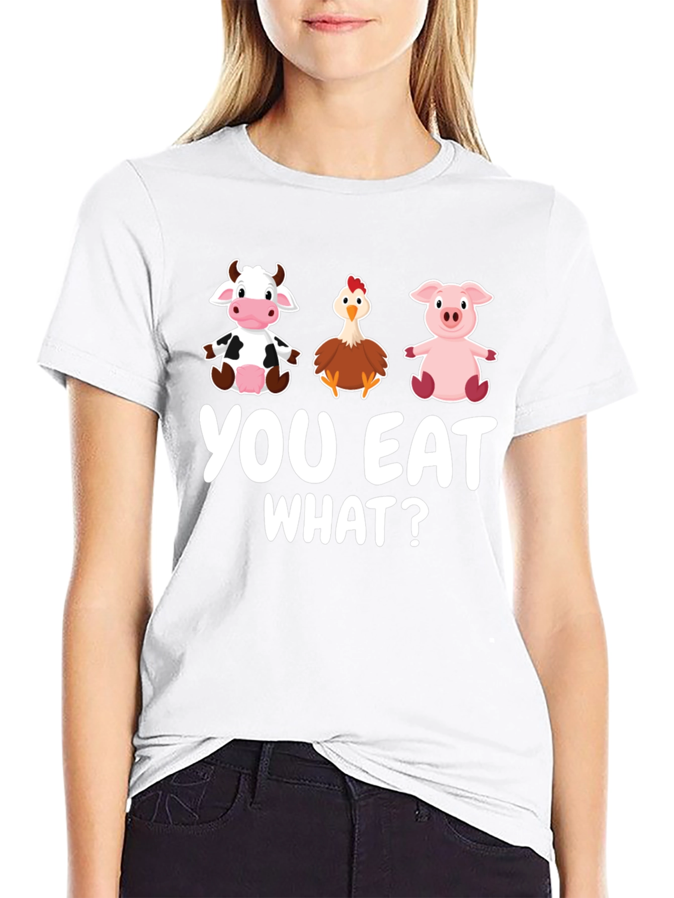 Black You Eat What? Graphic T-Shirt view 9