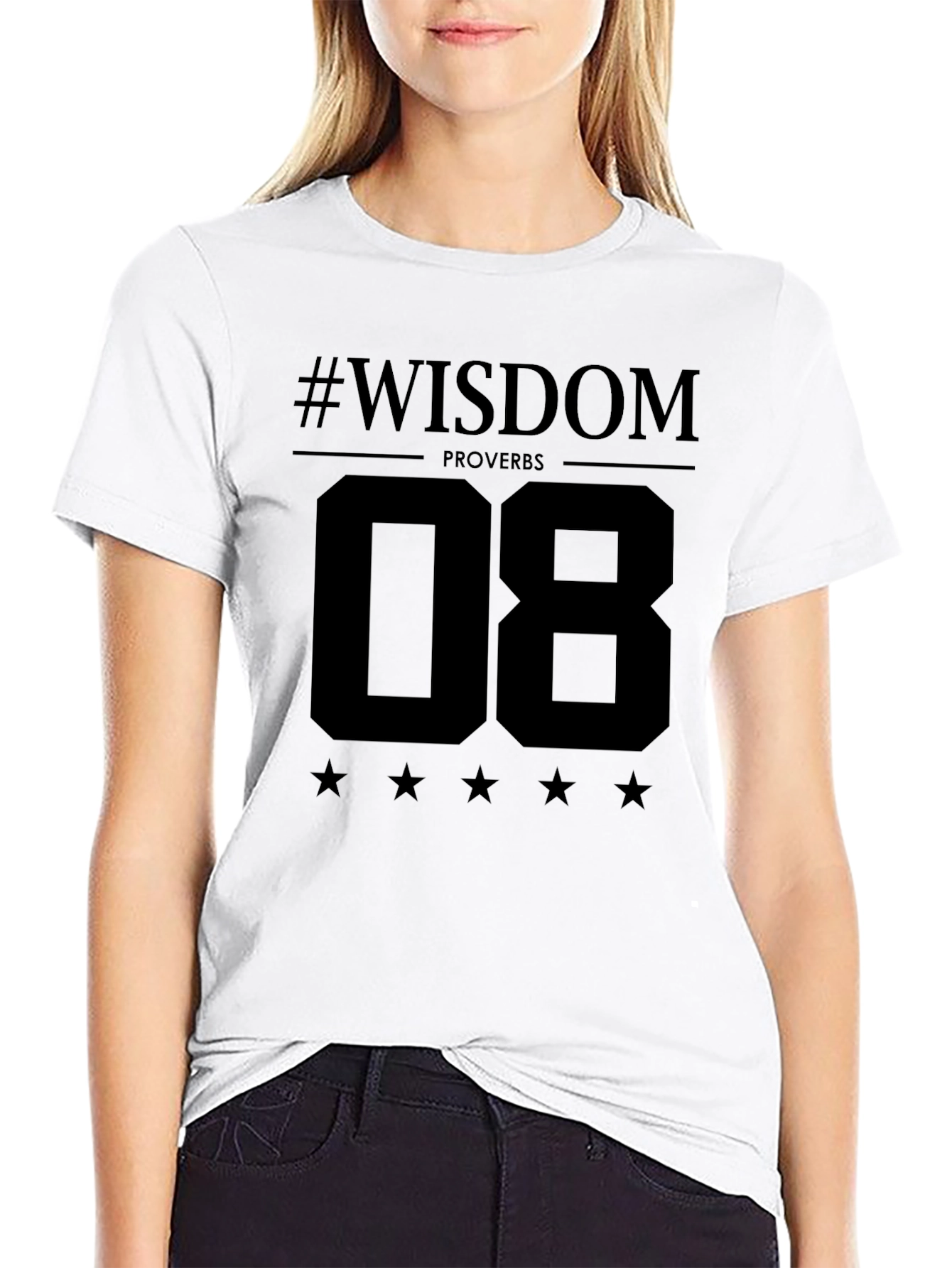 Black Wisdom Proverbs 08 Graphic T-Shirt view 9
