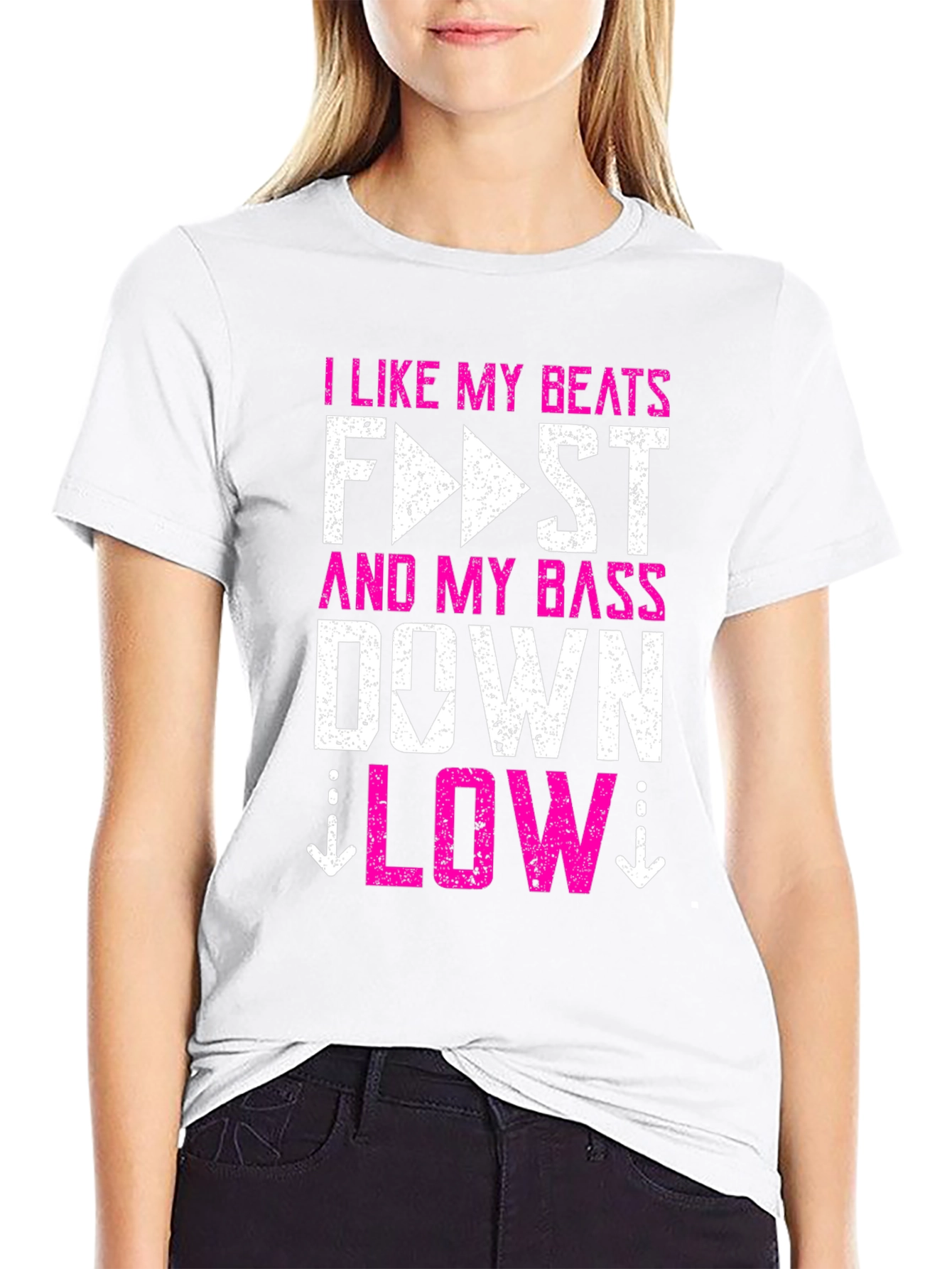 I Like My Beats Fast and My Bass Down Low T-Shirt - 9