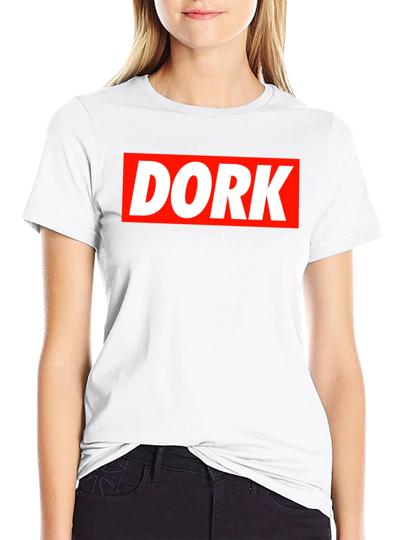 Black DORK Graphic Tee - Bold Statement Shirt view 9