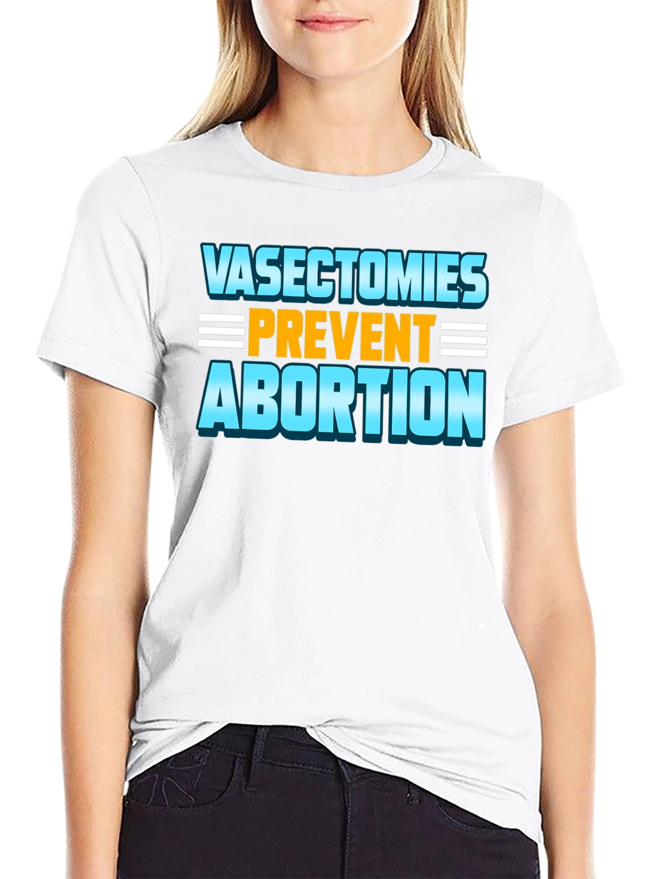 Black Vasectomies Prevent Abortion Funny Slogan T-Shirt view 9