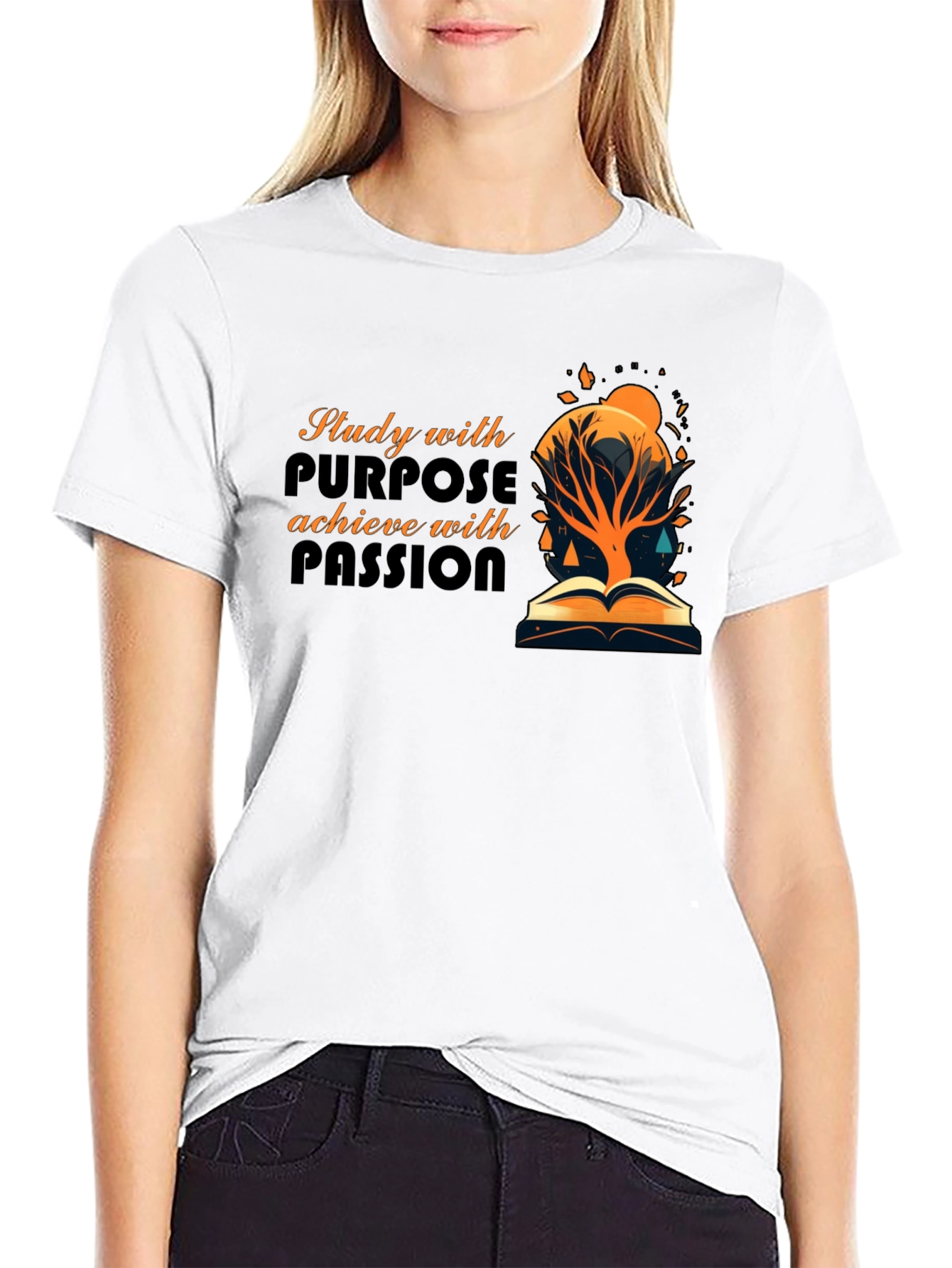 Black Study with Purpose T-Shirt view 9