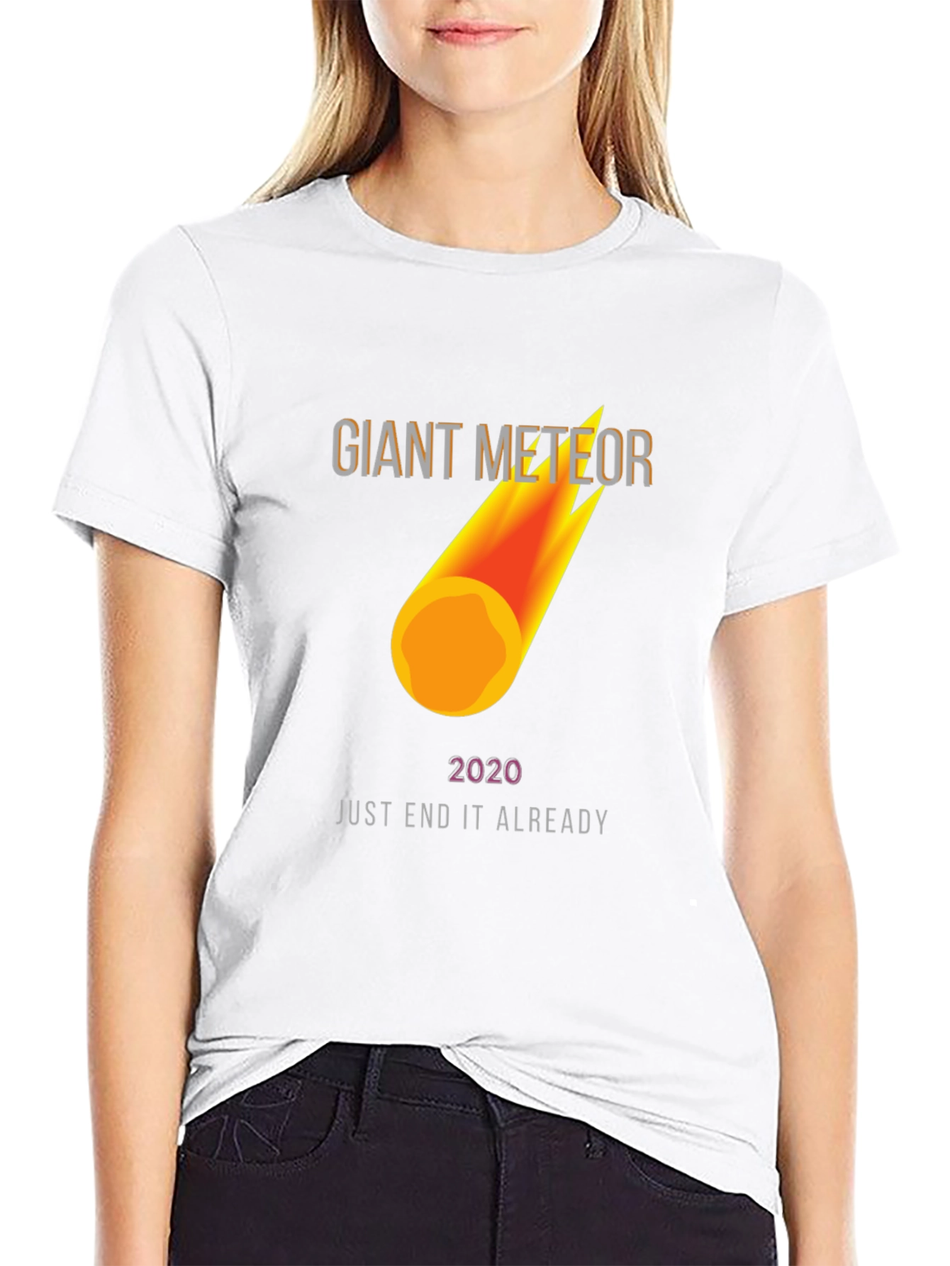 Black Giant Meteor 2020 T-Shirt - End It Already! view 9