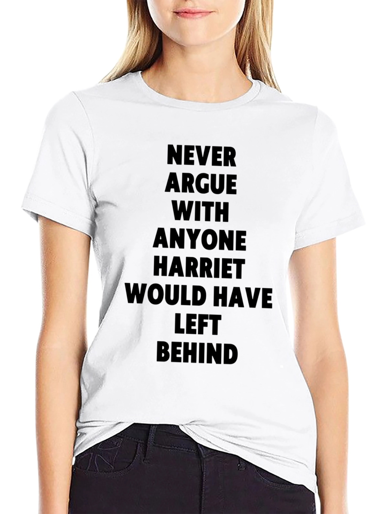 Black Harriet Left Behind Graphic Tee - Black Unisex view 9