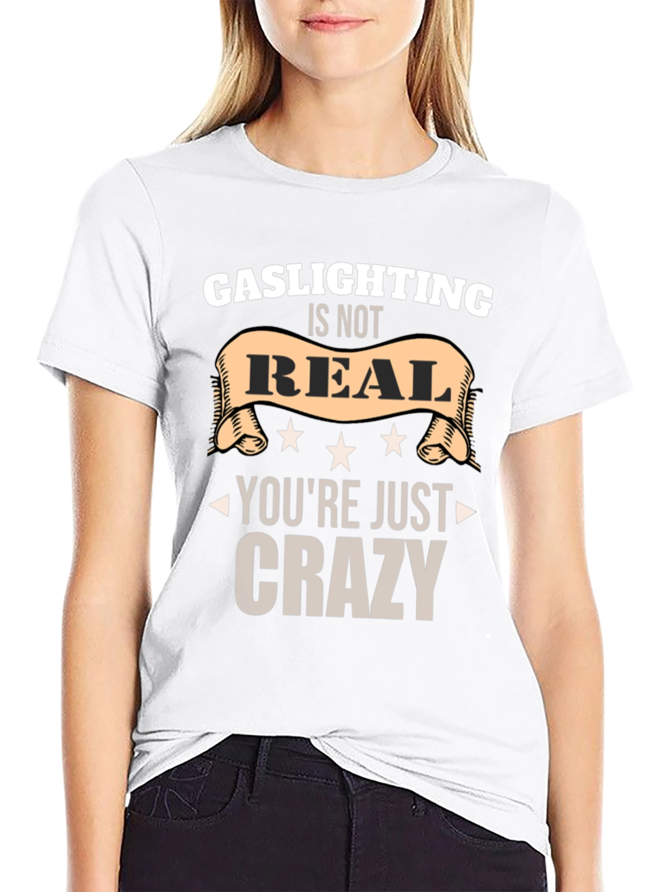 Black Gaslighting Is Not Real Graphic Tee view 9