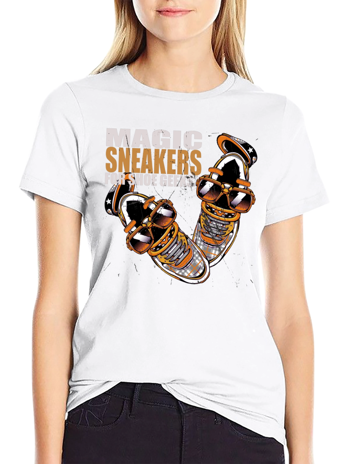 Black Magic Sneakers T-Shirt for Shoe Geeks view 9
