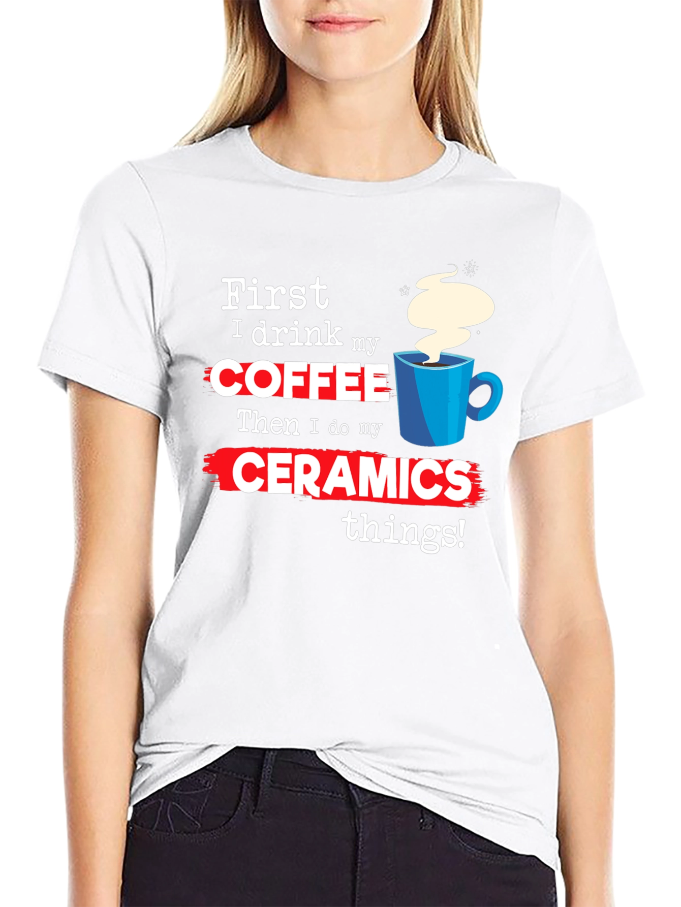 Coffee & Ceramics Graphic T-Shirt - 9