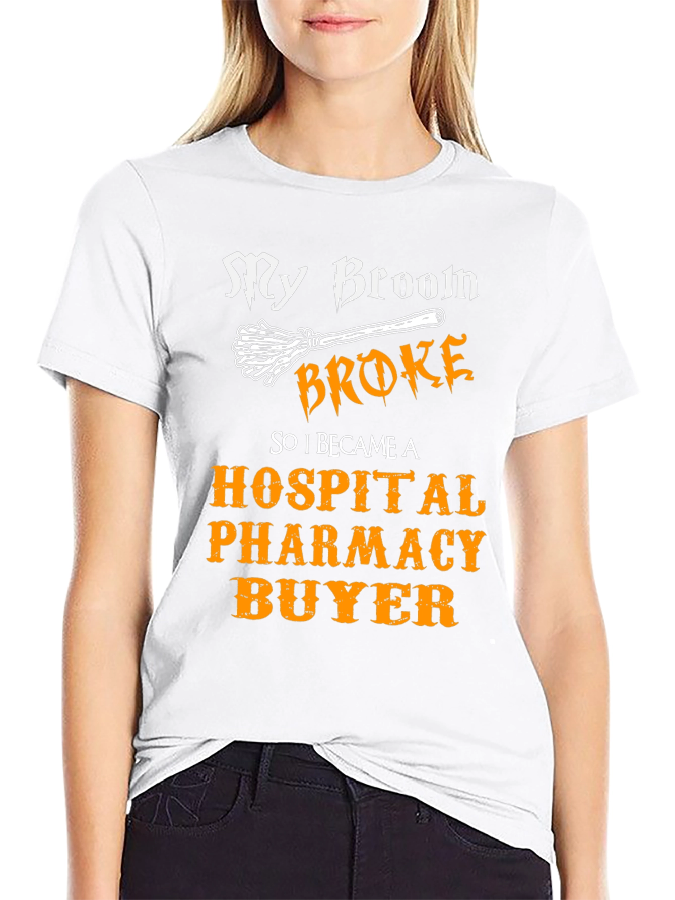 Black Funny Hospital Pharmacy Buyer T-Shirt view 9