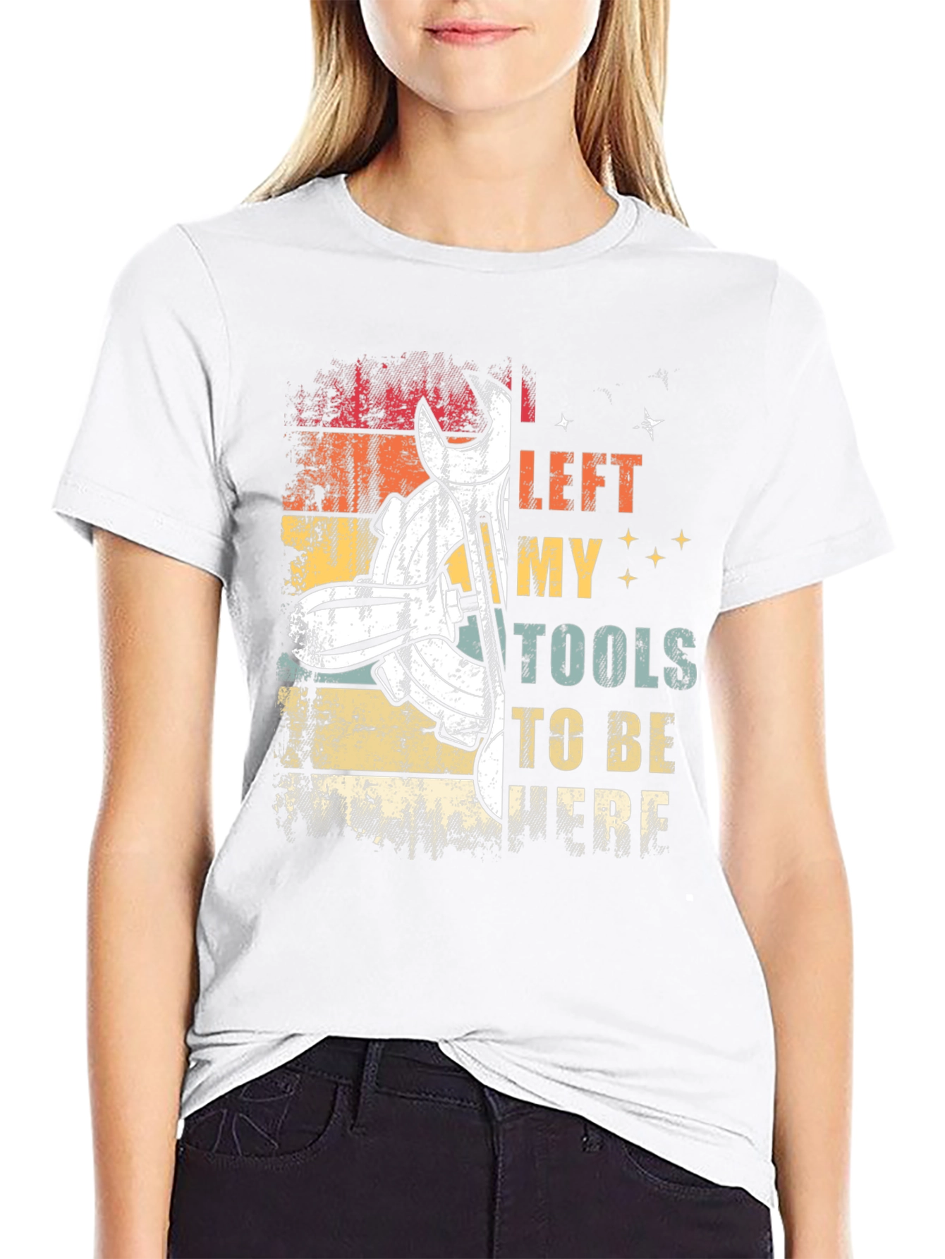 Black Mechanic Tools Graphic T-Shirt view 9