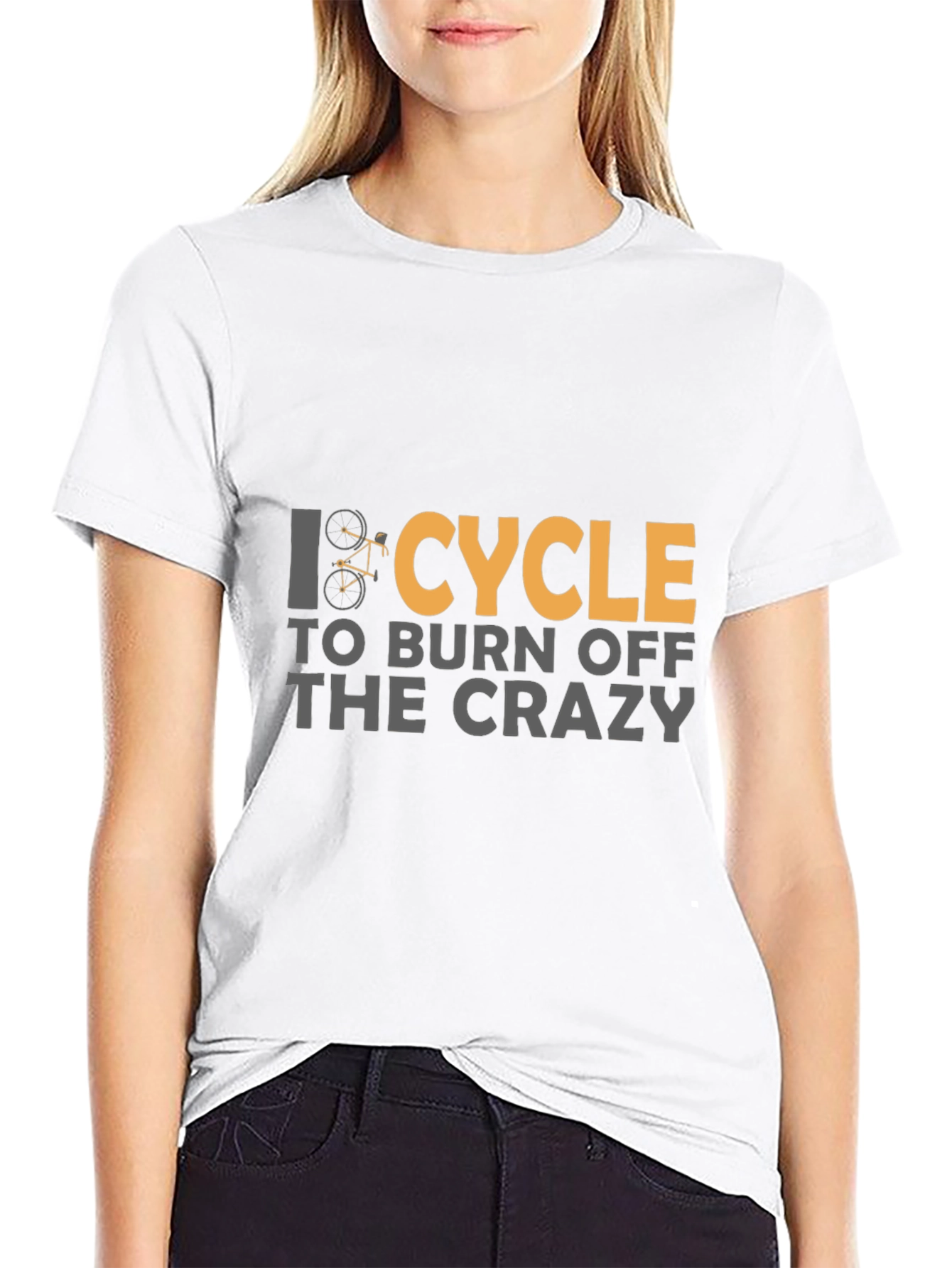 Black Cycle to Burn Off Crazy Tee view 9