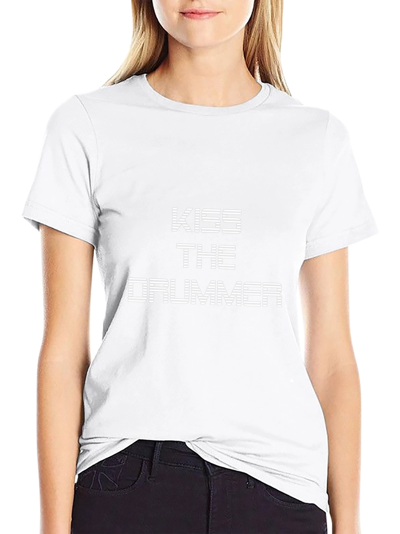 Kiss the Drummer Black T-Shirt - 9