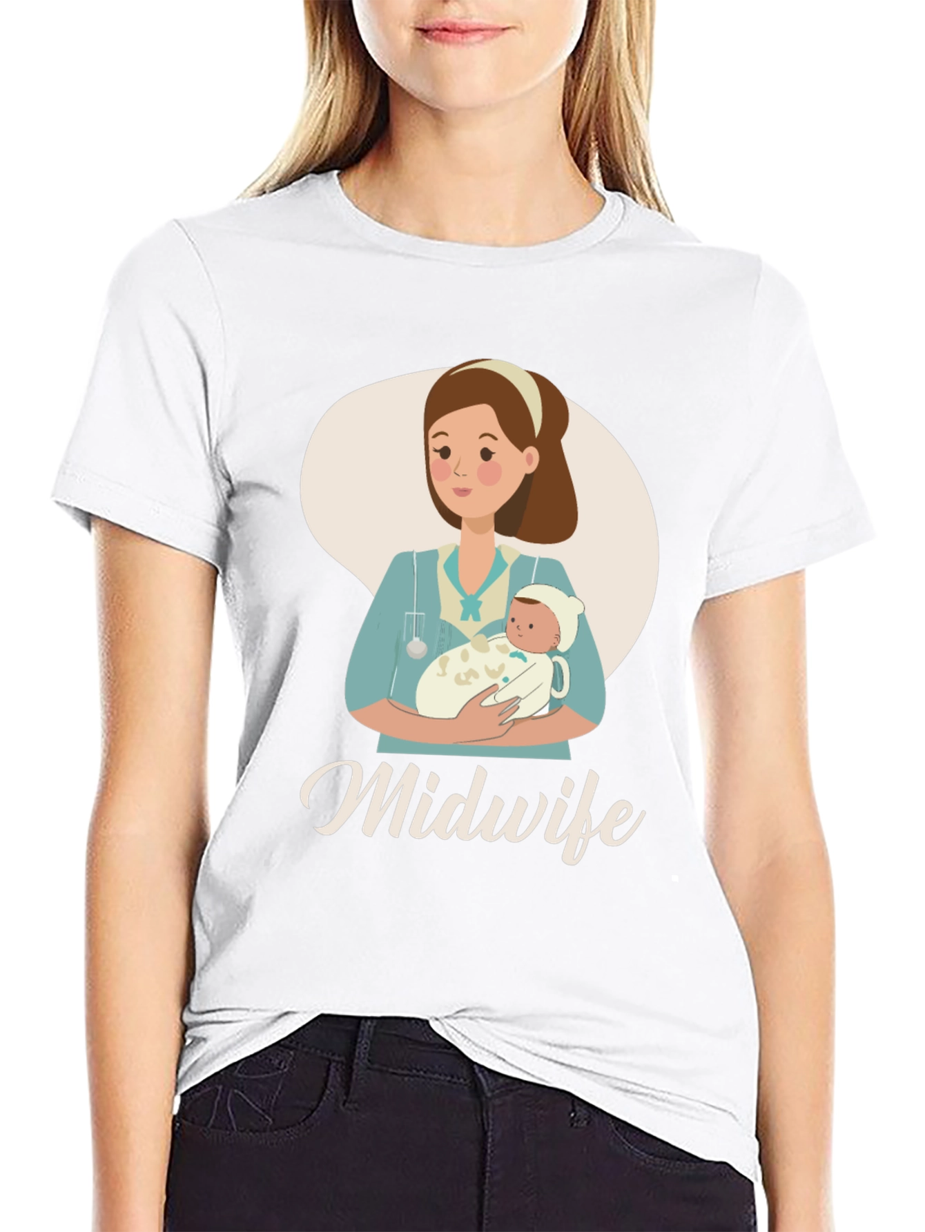 Midwife Graphic T-Shirt - Gift for Healthcare Providers - 9