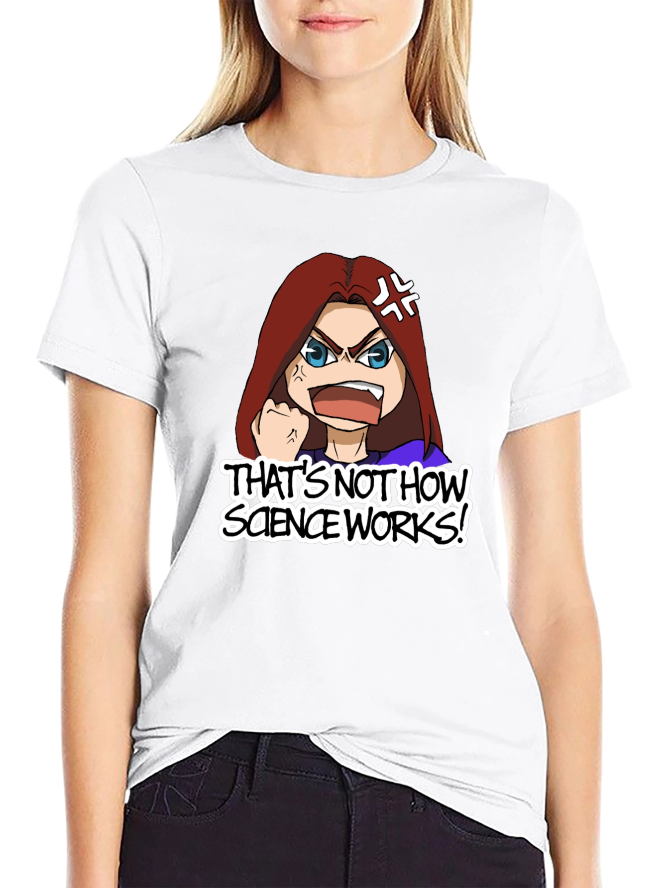 Black Funny Science T-Shirt - That's Not How Science Works! view 9