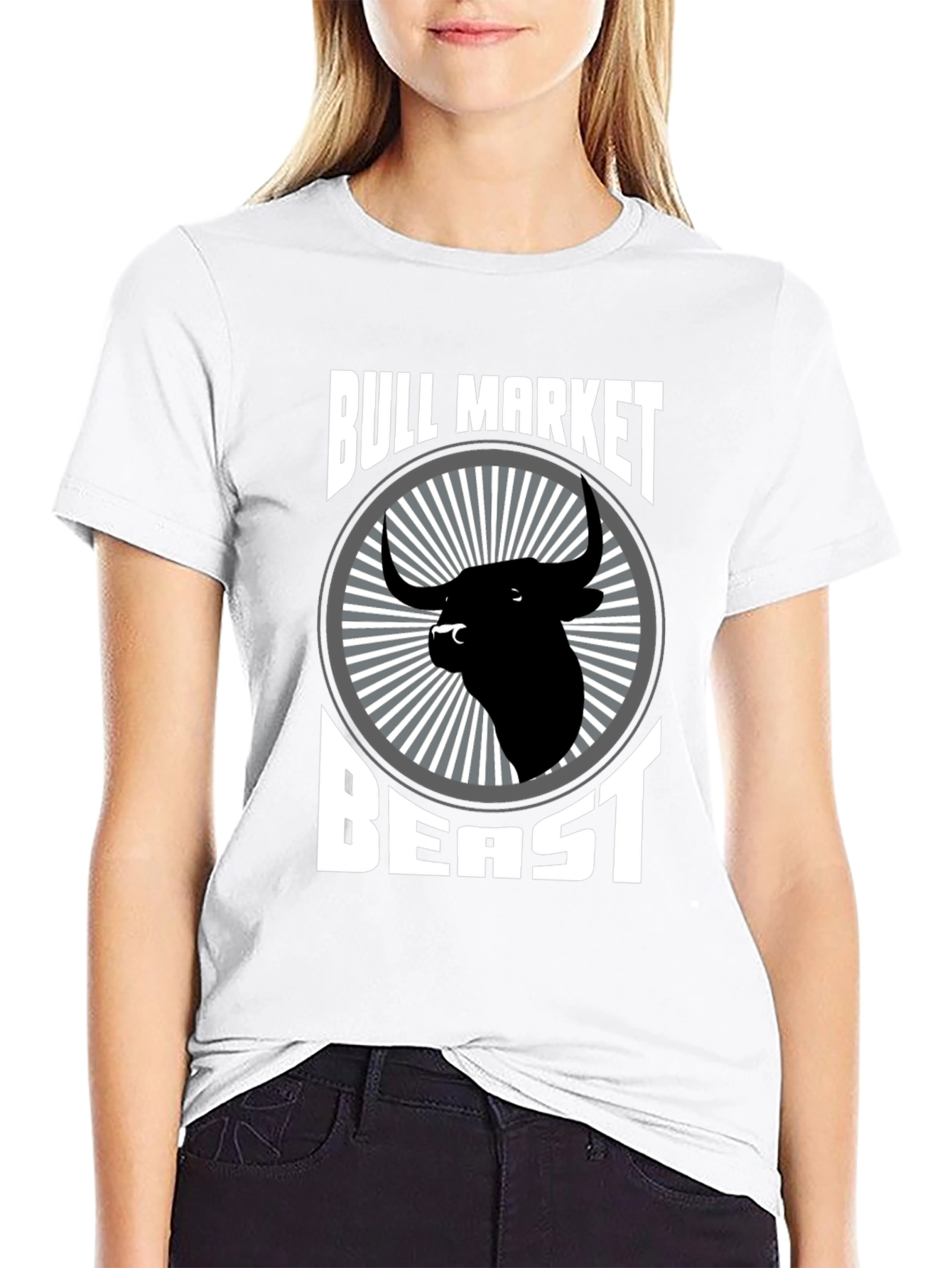 Black Bull Market Beast T-Shirt - Black Graphic Tee view 9