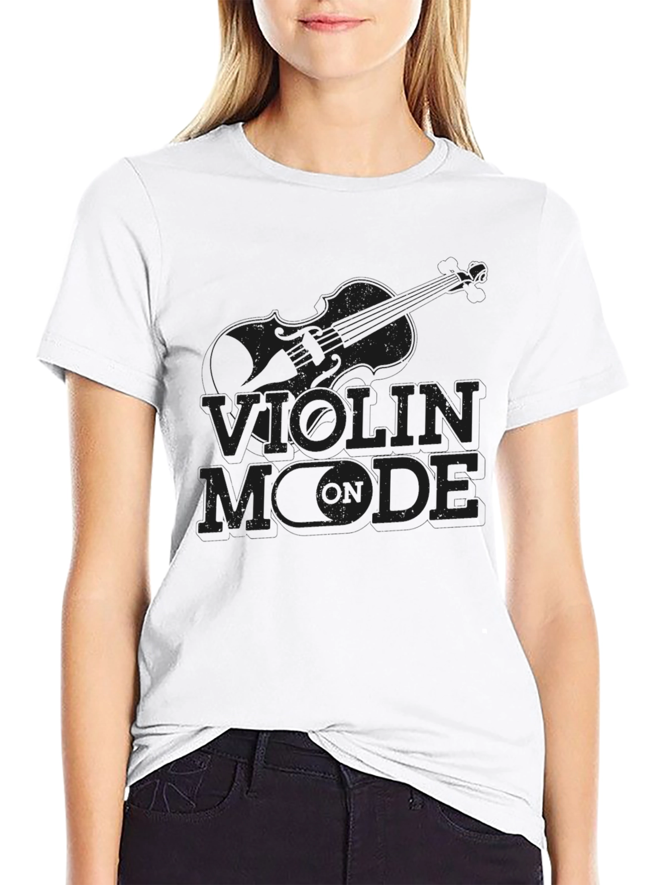 Black Violin Mode T-Shirt - Music Lover Tee view 9