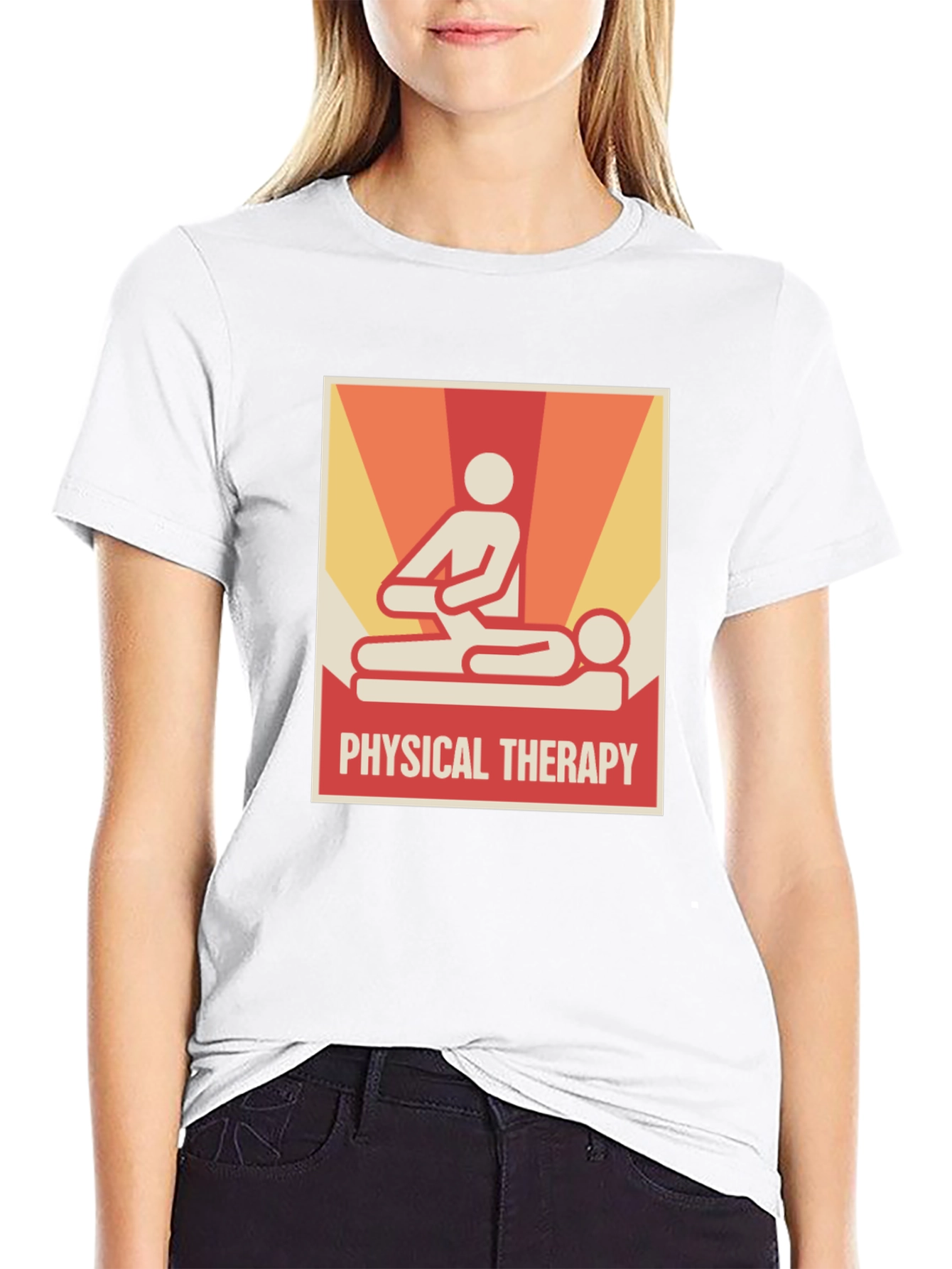Black Physical Therapy Graphic Tee - Unisex view 9