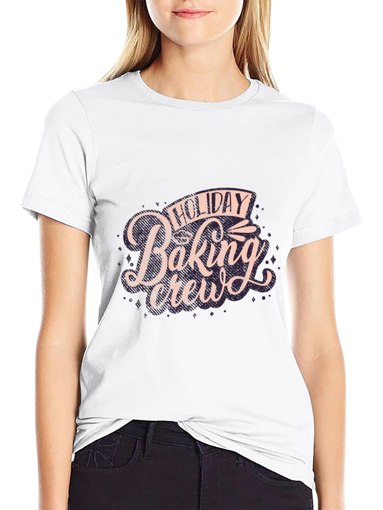 Holiday Baking Crew Graphic Tee - Black - 9