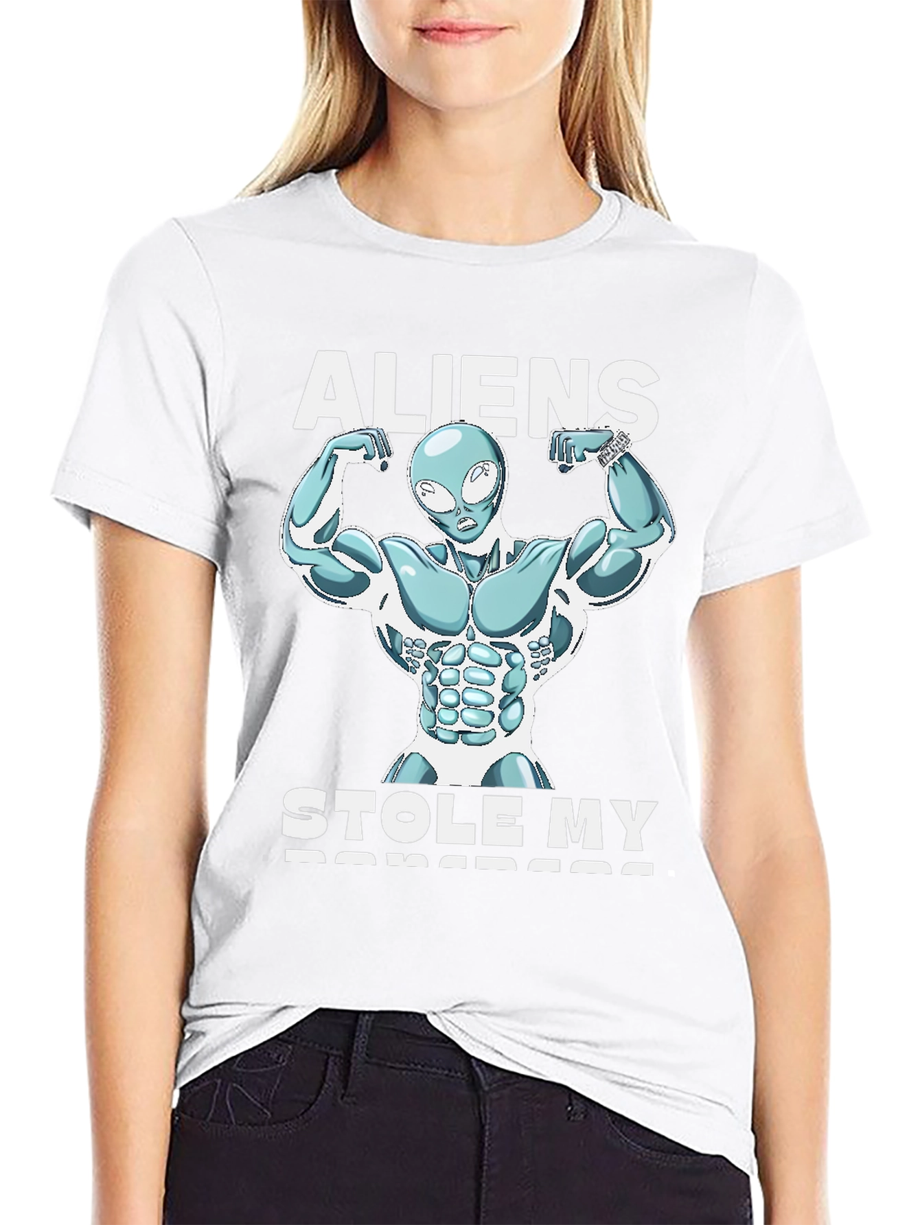 Aliens Stole My Barbells T-Shirt - 9