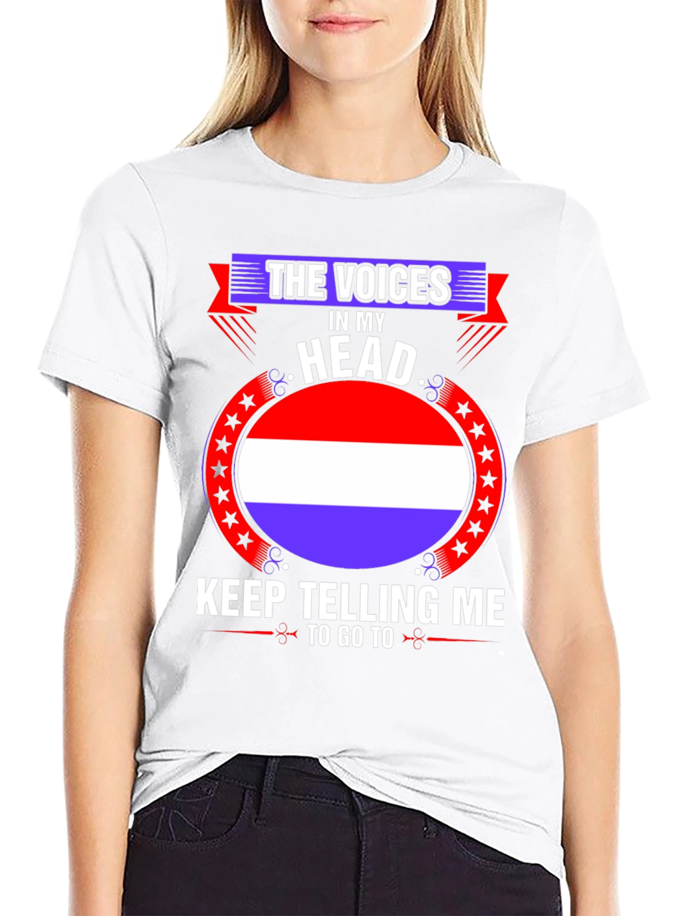 Black Voices in My Head Graphic Tee view 9