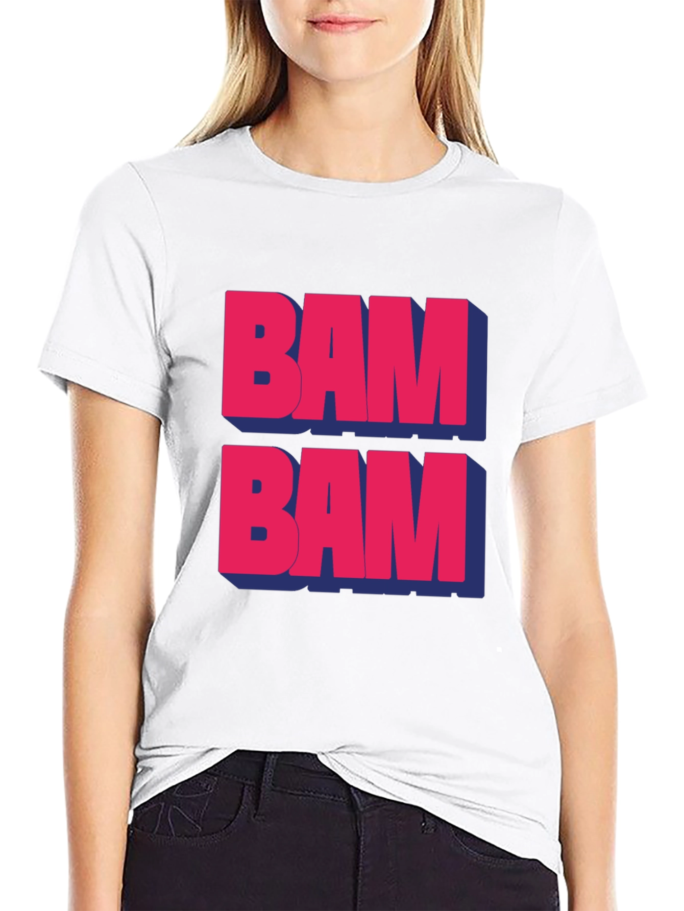 Black BAM BAM Graphic T-Shirt - Bold & Stylish view 9