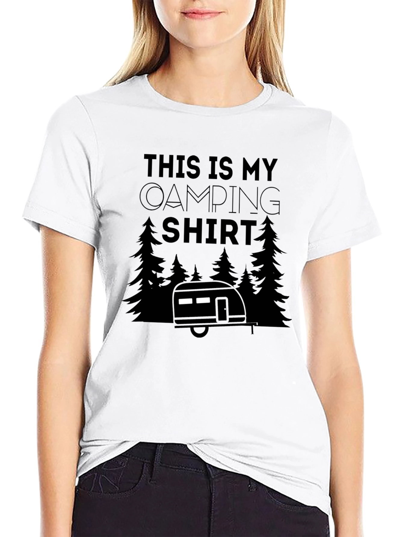 Black Camping Shirt - This Is My Camping Shirt view 9