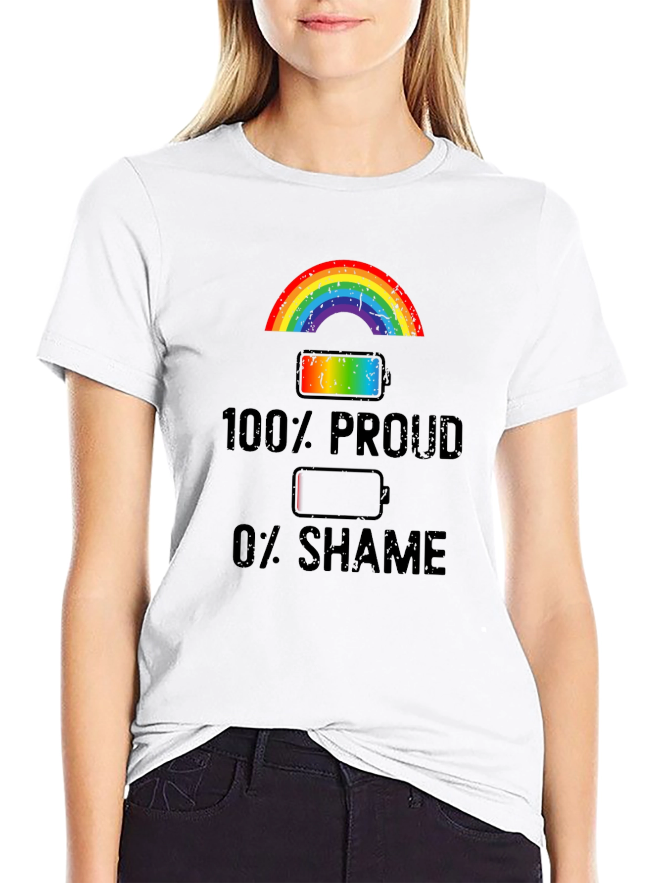 100% Proud 0% Shame Graphic Tee - 9