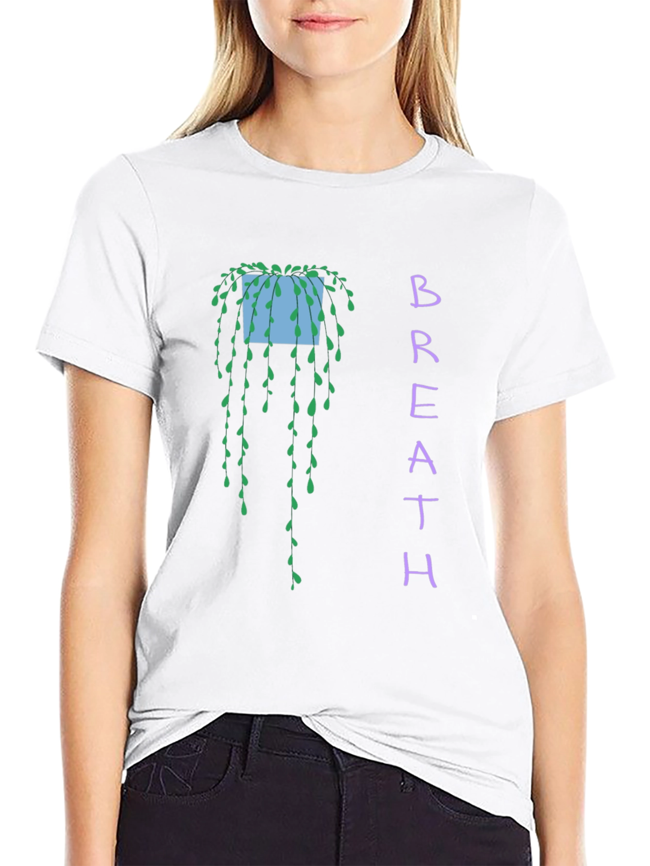 Black Breath Plant T-Shirt - Black view 9