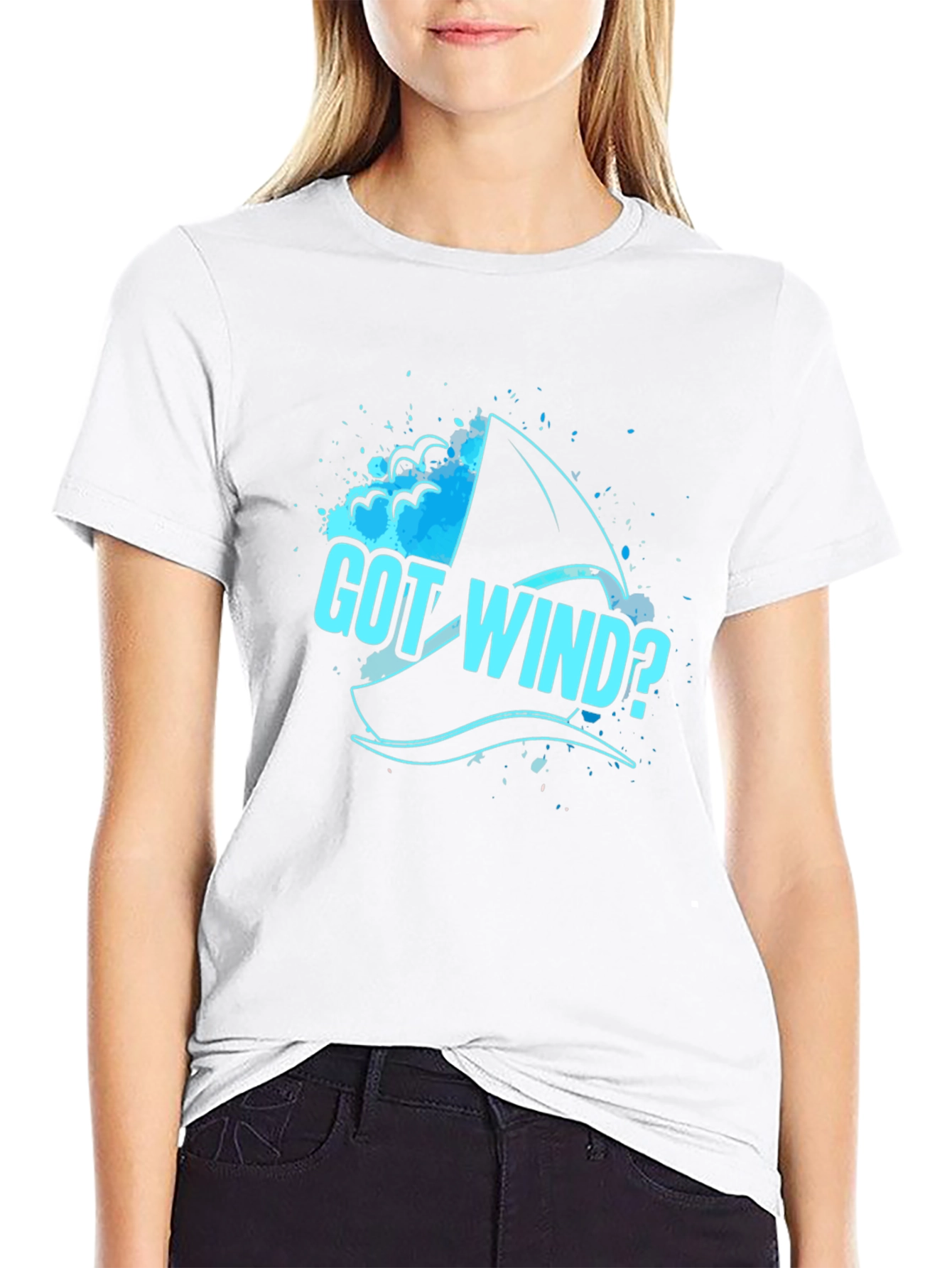 Black Got Wind? Graphic Tee - Sailing Humor Shirt view 9