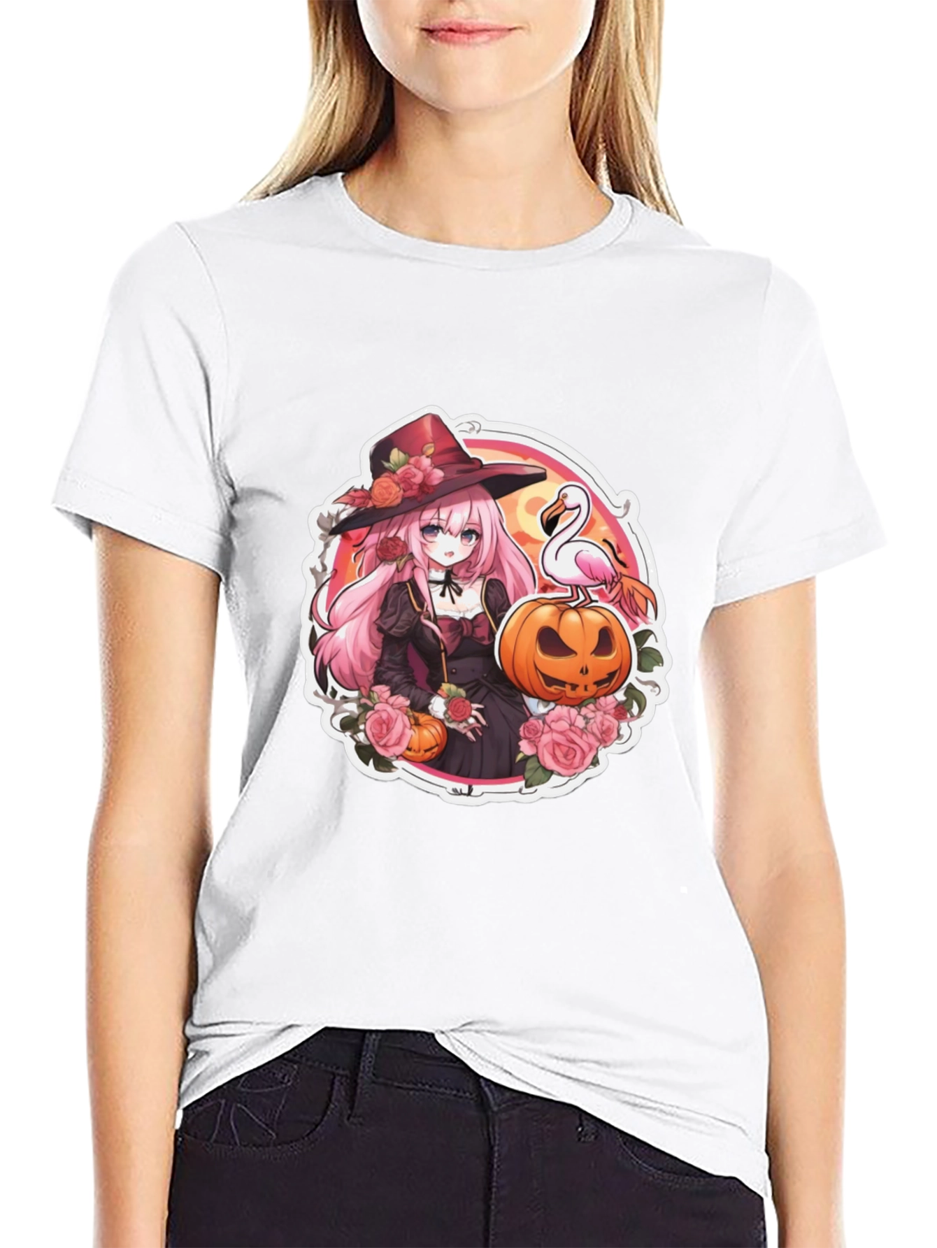 Halloween Witch Anime T-Shirt - 9