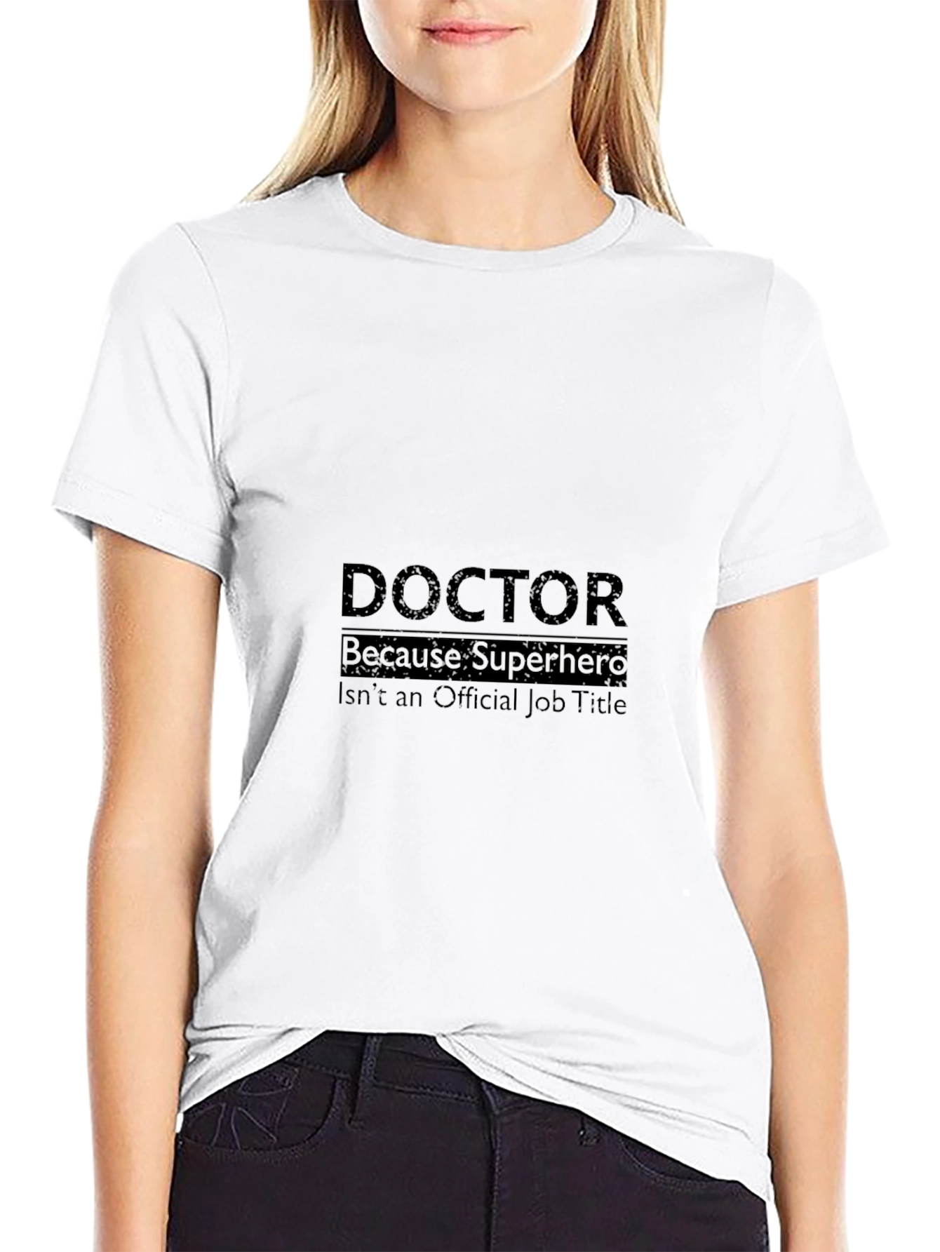 Black Doctor Superhero T-Shirt - Gift for Doctors view 9