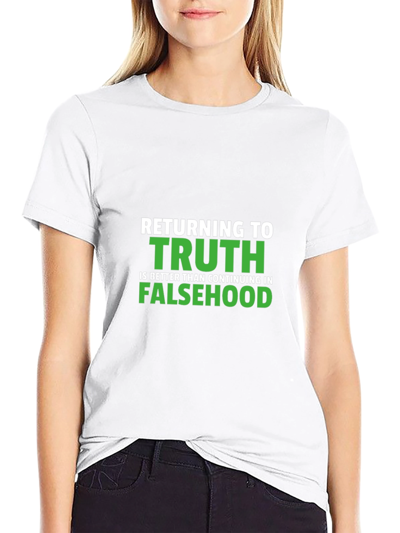 Black Returning To Truth T-Shirt - Mens view 9